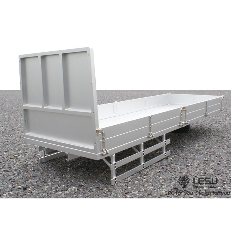 TOUCAN RC HOBBY LESU 560MM Metal Flat Cargo Bucket Hopper for DIY700 6x4 1/14 TAMIIYA Remote Control Tractor Truck Lorry