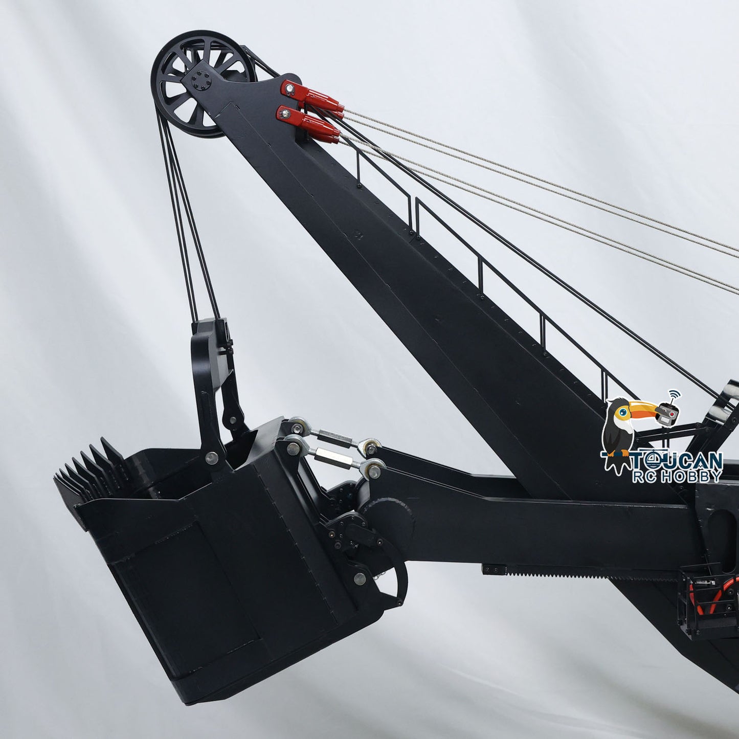 1/25 Metal Electric Rope Shovel Excavator RC Mining Equipment Heavy Machine Emulated Digger Model Radio System ST8 PL18EV RTR PNP