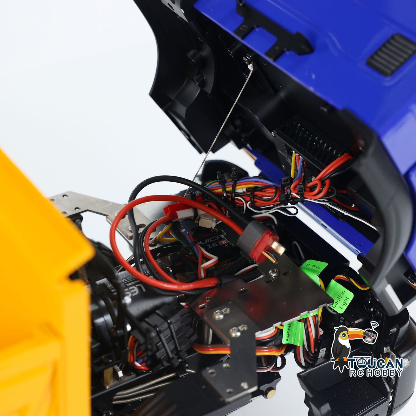 LESU A0009 1/14 Metal 6x6 RC Hydraulic Dump Truck with FlySky I6S Radio Controller 3 Speed Transmission for Model Enthusiast