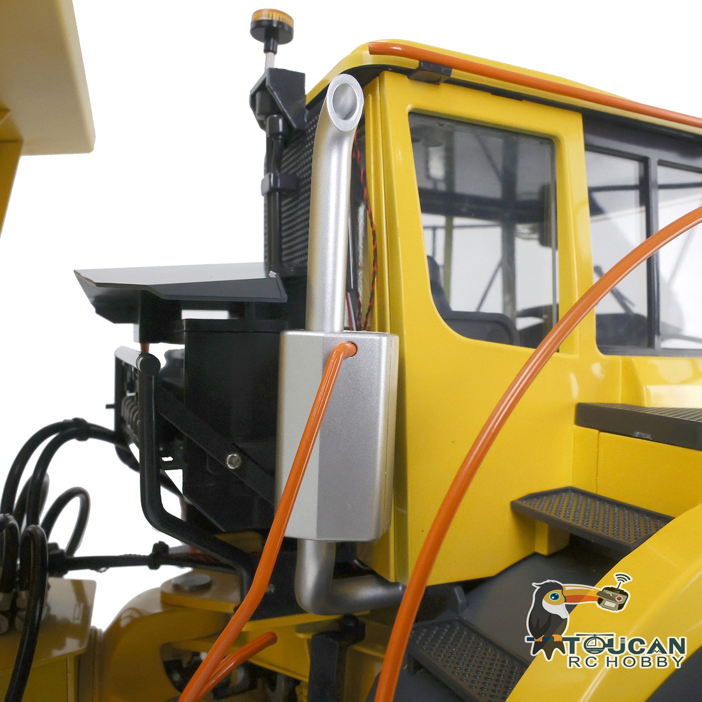 JDMODEL Metal 1/14 RC Remote Control Hydraulic Articulated Truck E450C Assembled Painted Dumper Lights Radio Heavy Machine