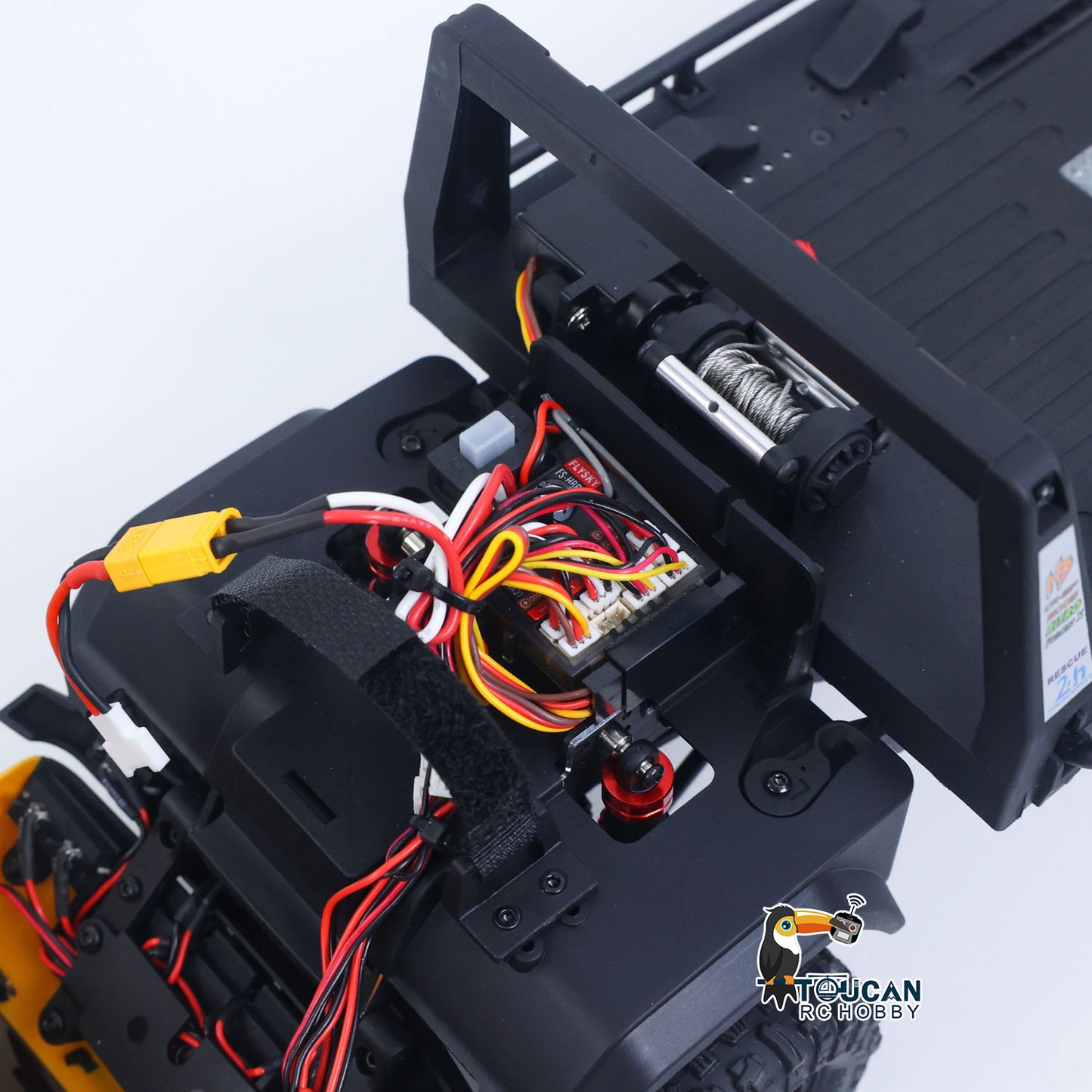 US Stock Hobby Plus 1/18 Remote Control Off Road Car 6X6 RC Flatbed Truck 2Speed Gearbox Flysky ESC 280 Brushed Motor 6CH Radio RTR