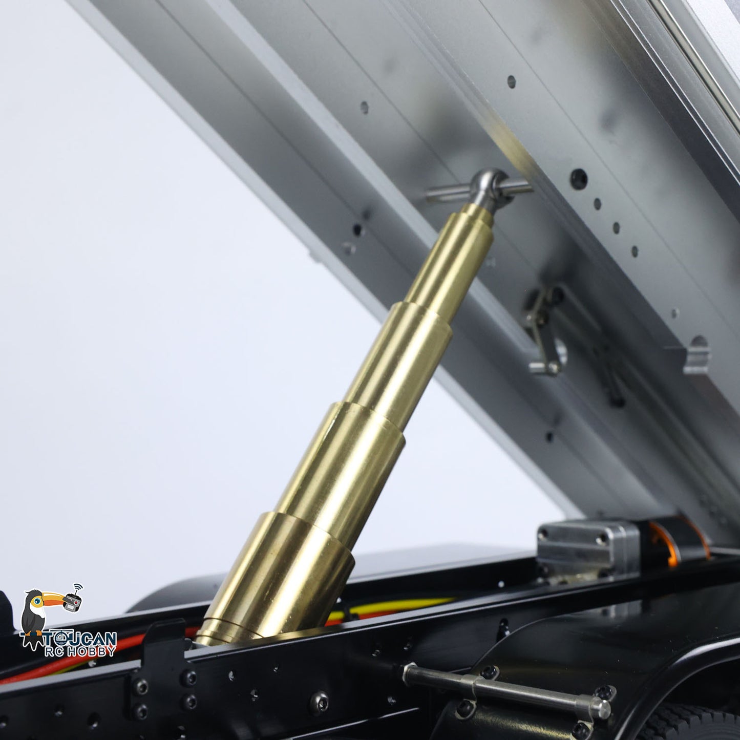 Fast Free Shipping Metal Chassis Model RTR 1/14 RC Hydraulic Dumper 2Speed Remote Control Tipper Car 3Axles NO Lock Differential Axle Radio Battery