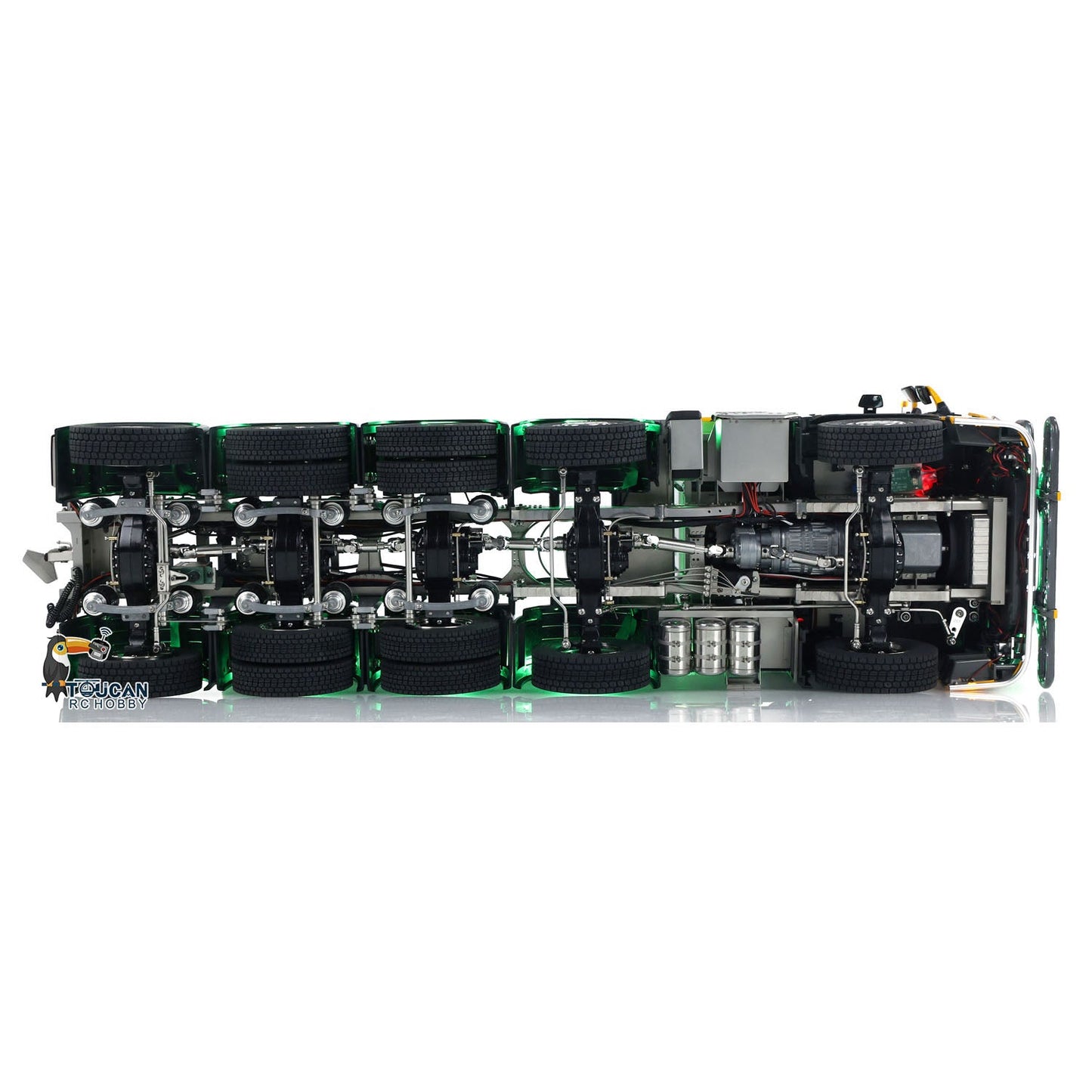 In Stock Unitru 02 FH16 1/14 Remote Control Tractor Truck 10x10 Metal Chassis RTR RC Lorry Car Model ST8 Radio Battery Smoke Light 3Speed