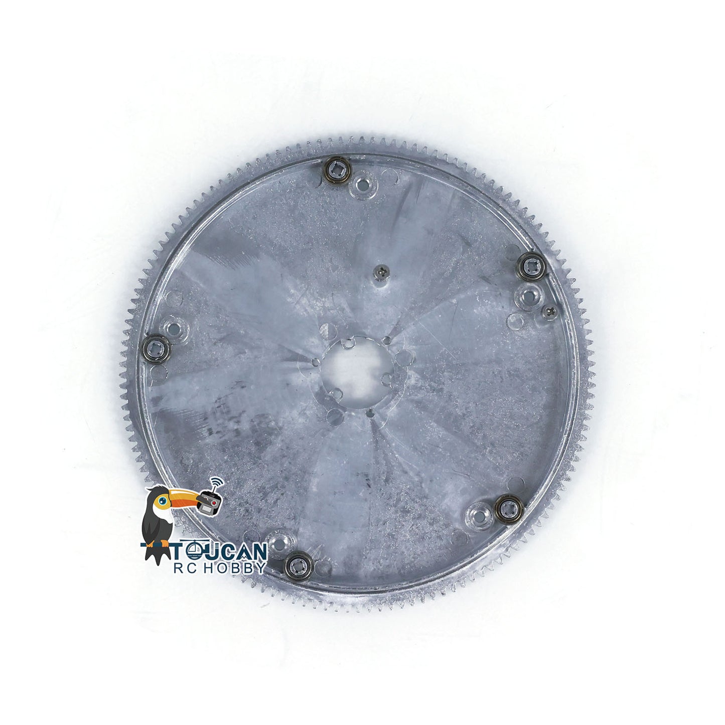 Henglong 1/16 RC Tank Rotating Gearbox Smoke Unit Board FPV System Infrared Combating System Receiver Plastic 340/360 Degree Rotating Gear Metal Antenna