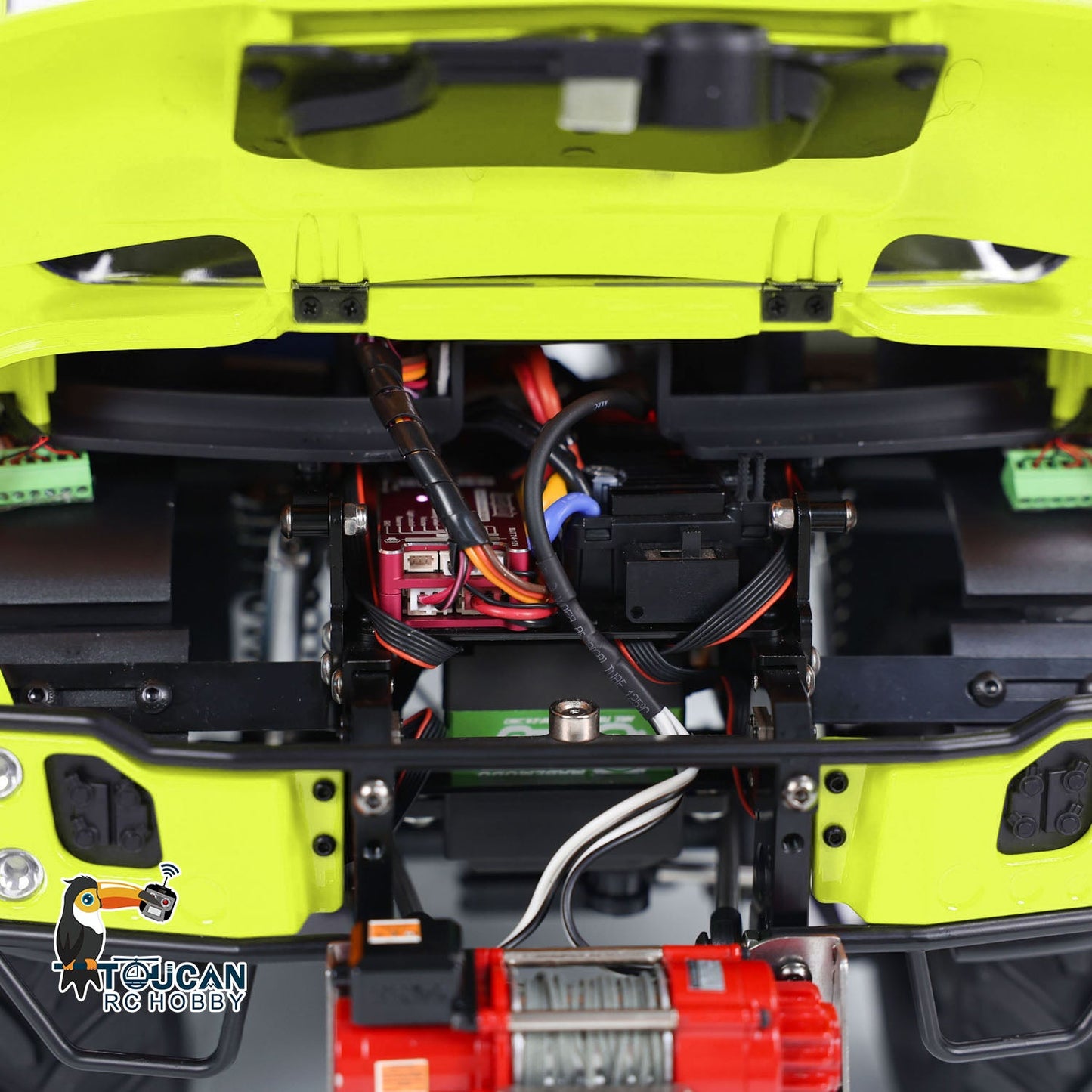 In Stock 4X4 1/10 Plastic RC Rock Crawler Car U423 2 Speed 4WD Remote Control Off-road Vehicles Metal Axles Bucket Winch Lights Sound DDF350 Radio Gift