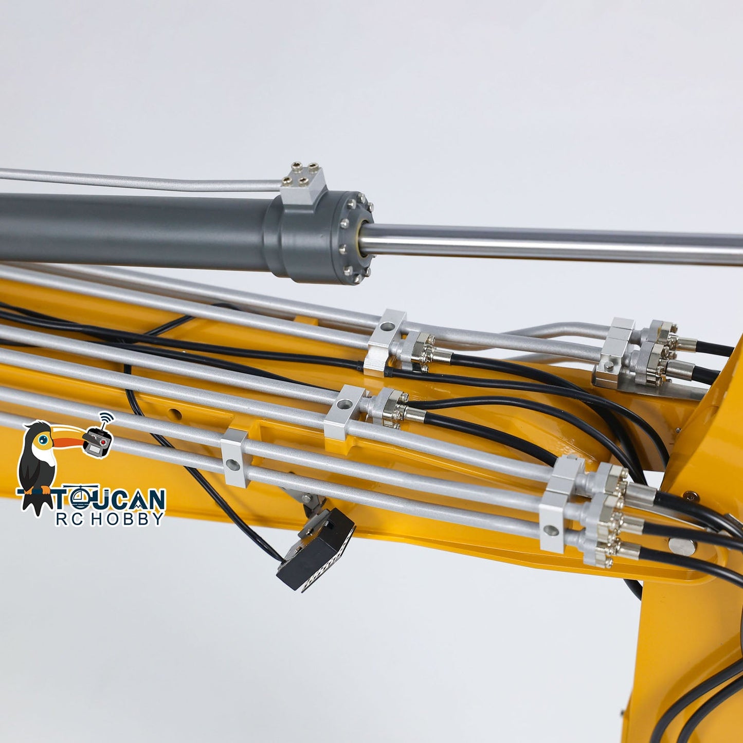 USA Pre-Order by the sea 1/14 CUT K970-301 RC Metal 3Arms Hydraulic Excavator RTR Painted Assembled Digger Model FlySky Paladin PL18EVLite Radio System