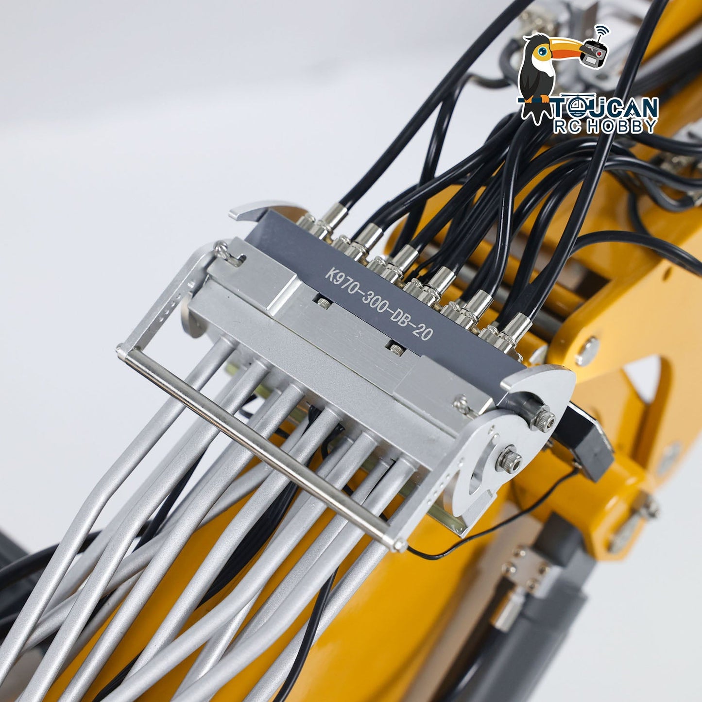 USA Pre-Order by the sea 1/14 3Arms Metal Hydraulic K970-301S RC Excavator FrSky TamdenXE Radio Control Digger Construction Vehicle Light Sound System