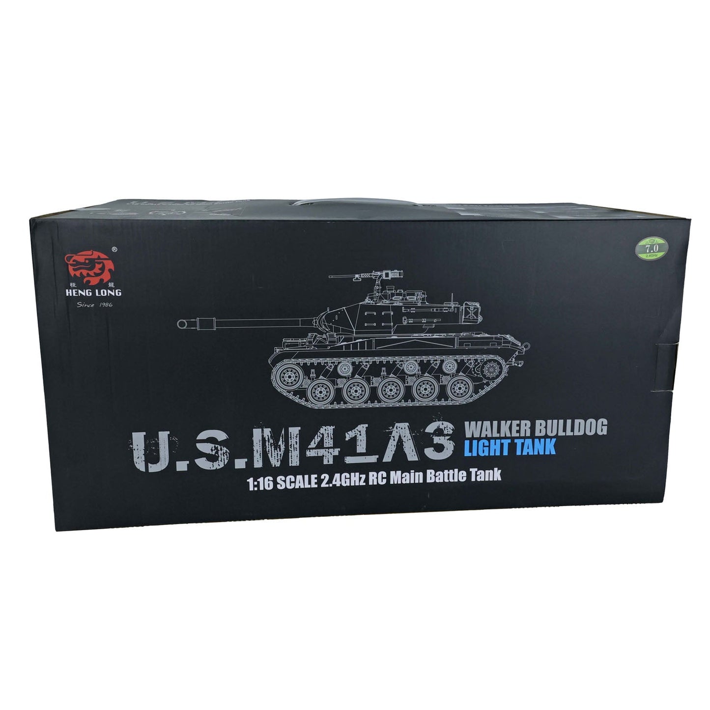 TOUCAN RC HOBBY Henglong 1/16 TK7.0 3839 USA Walker Bulldog RTR RC Tank FPV 360 Degrees Turret IR BB Smoke Metal Sprockets Idlers Road Wheels Gearbox Tracks