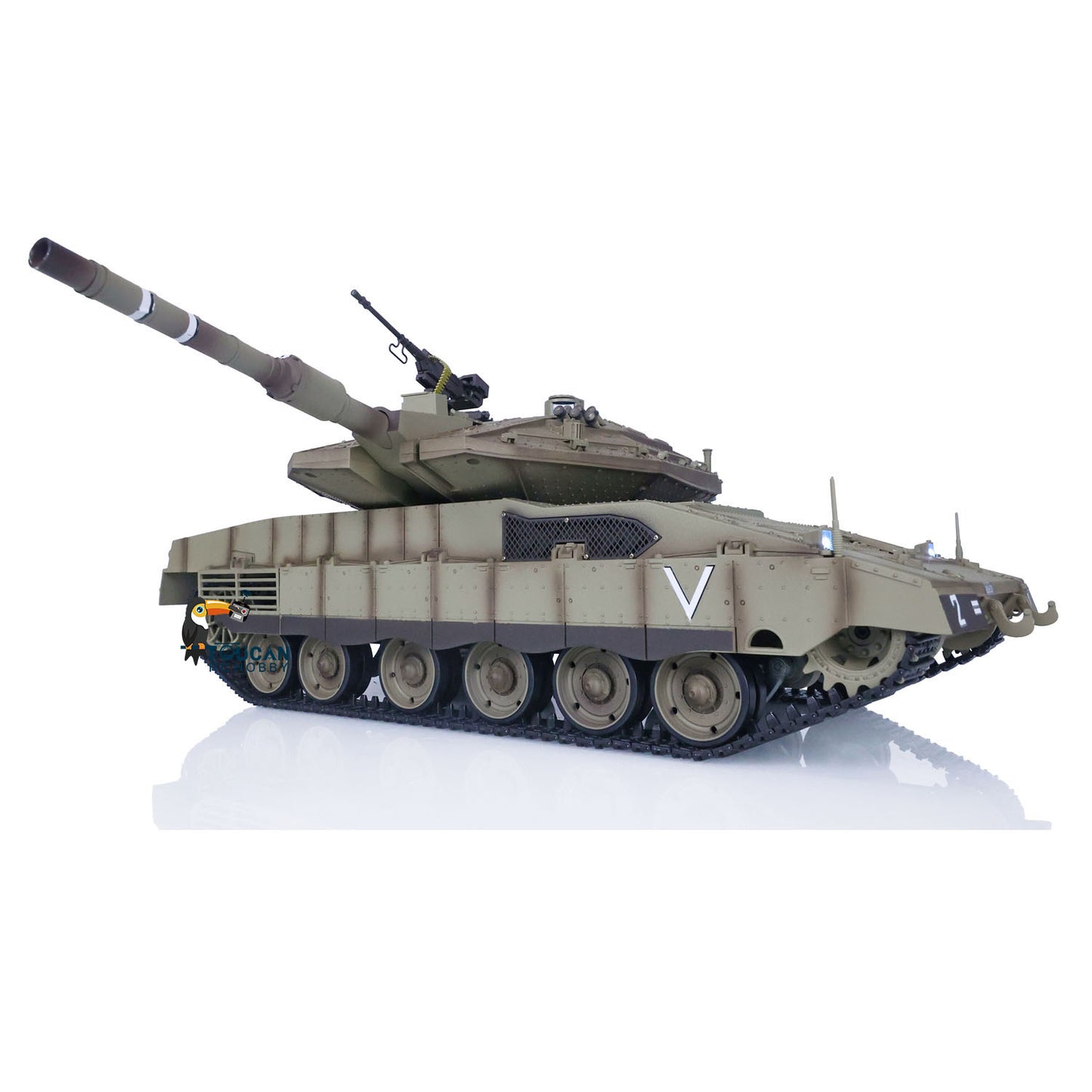 US STOCK 1:16 Scale IDF Merkava MK IV RC Main Battle Tank Heng Long 3958 Remote Control Tanks Model Plastic Sprockets Idlers