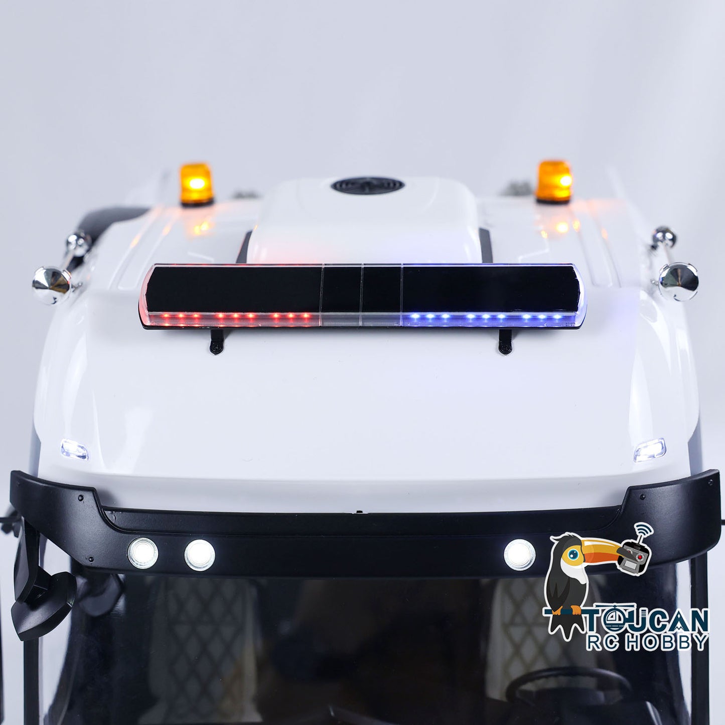 TOUCAN Metal Chassis 8x8 RC Tractor Truck 1/14 Radio Control Cars Smoke Unit Sound