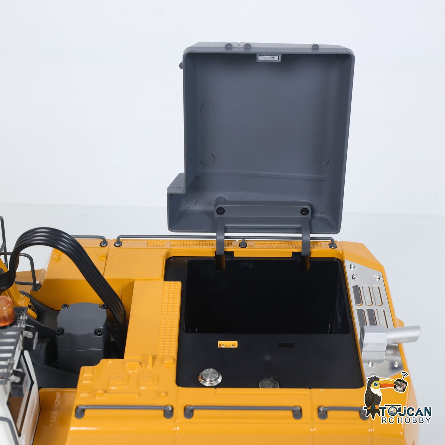 Fast Free Shipping 1/18 Kabolite 5901 100S Electric Lifting RC Excavator Flysky Remote Control Digger Engineering Vehicle Electric Ripper Hammer