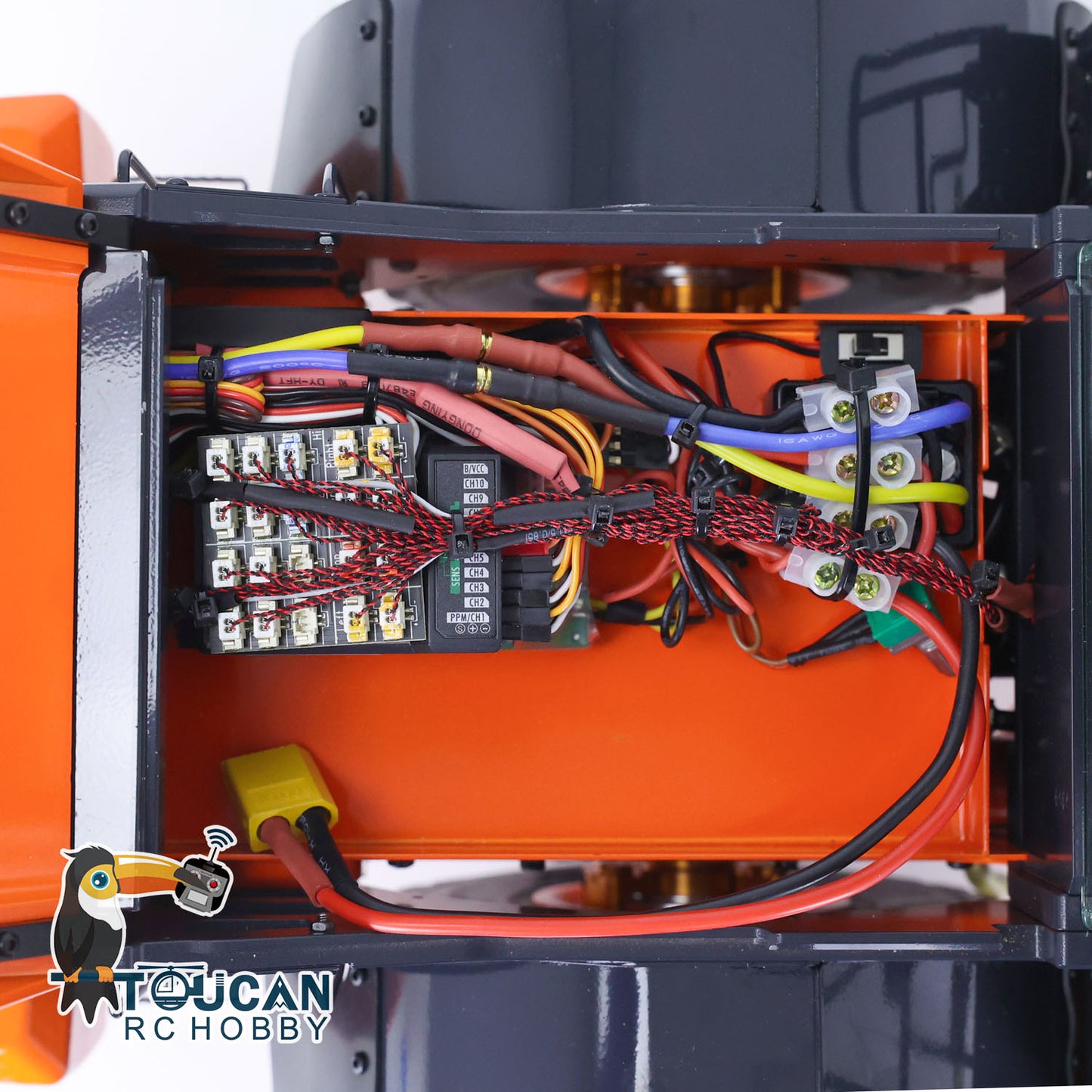 1/14 Hydraulic RC Loader ZW370 JDM 198 Remote Control Metal Construction Truck W/ New Sound Module Model