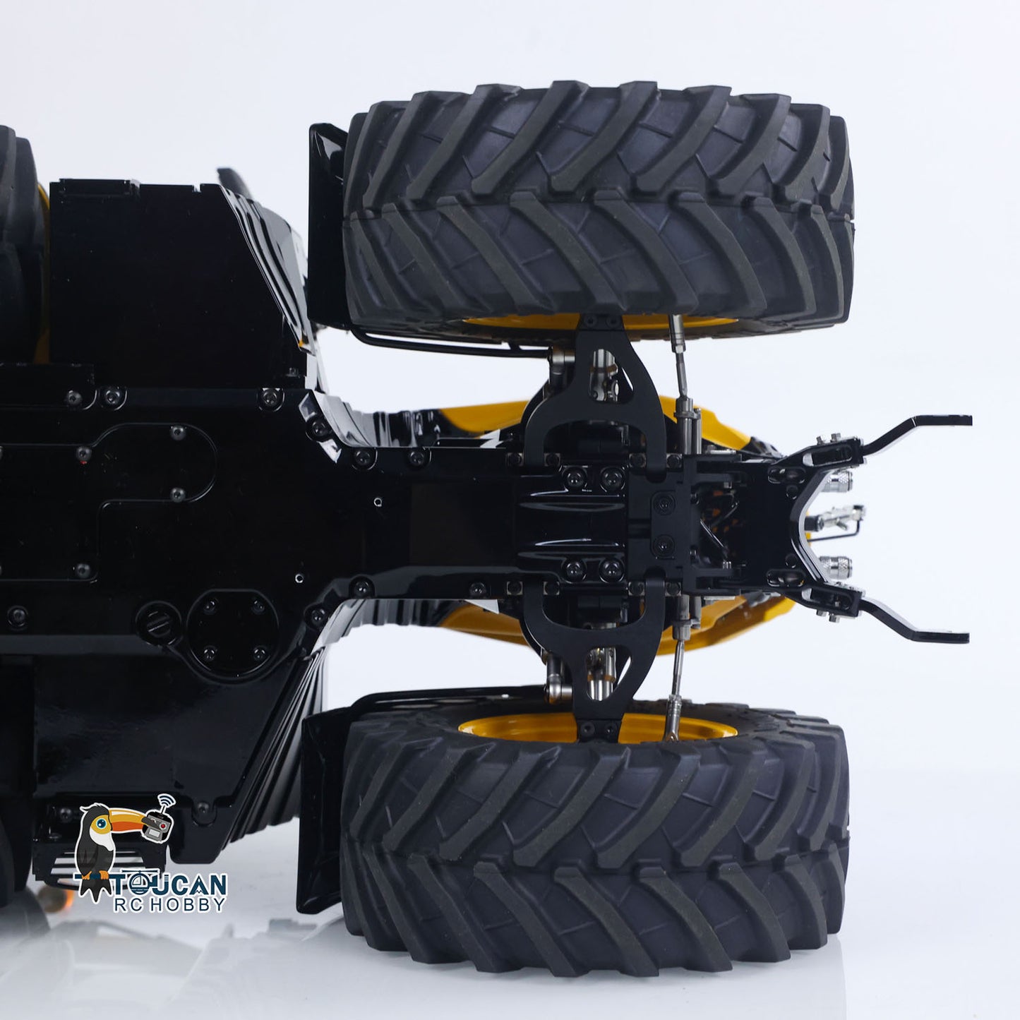 90% Metal LESU 4x4 1/14 RC Hydraulic Tractor RTR Model AOUE 1050 Radio Controlled Farm Truck PL18EV Lite Upgrade Smoking Sound