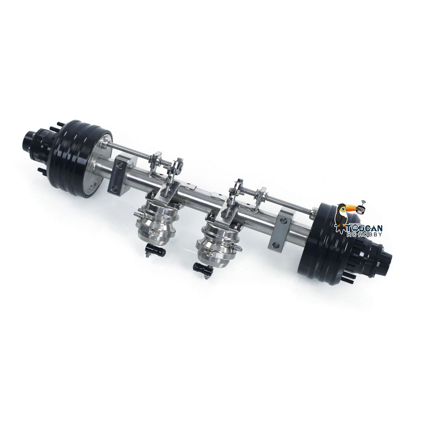 LESU Metal Brake and Parking Axle Non-driven Axle for 1/14 RC Trailer A0053 DIY Model Remote Control Tractor Truck Vehicle