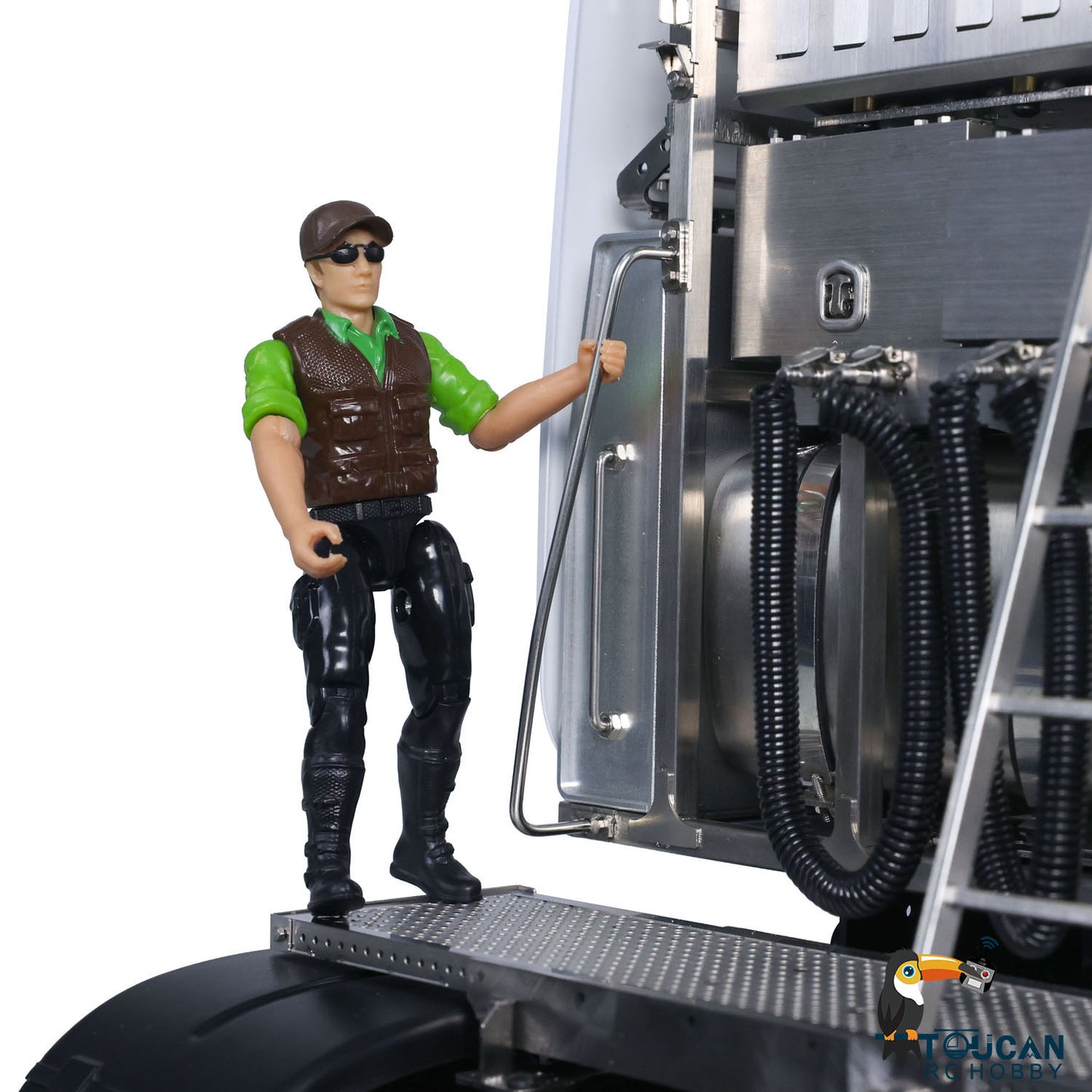 8x8 TOUCAN Metal Chassis Lock Differential 4Axles 1/14 RC Tractor Truck DIY 3363 Radio Control Lorry Car Model Motor ESC Servo