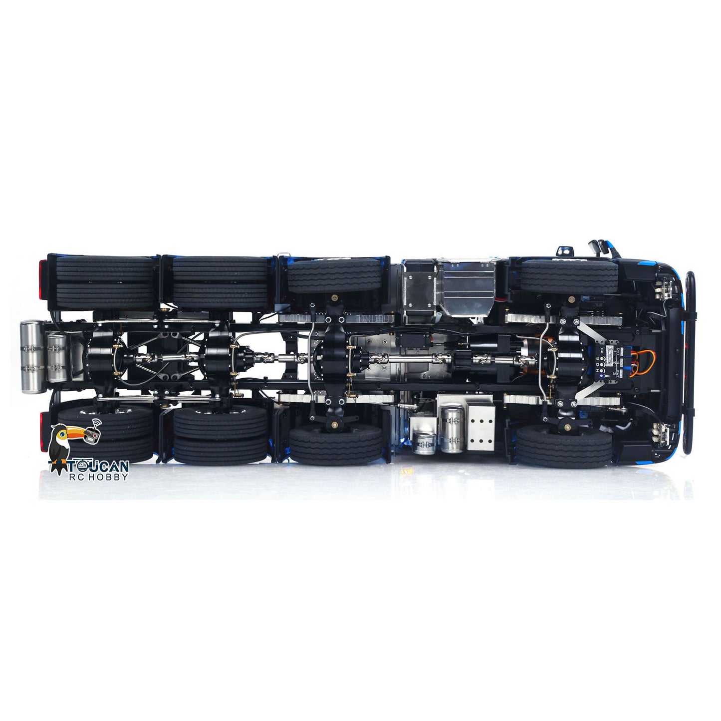 8x8 1/14 Remote Control Tractor Truck TAMIYA 56360 TOUCAN 2Speed Gearbox Light System Sounds Smoke Unit Axle Locks Flysky Radio