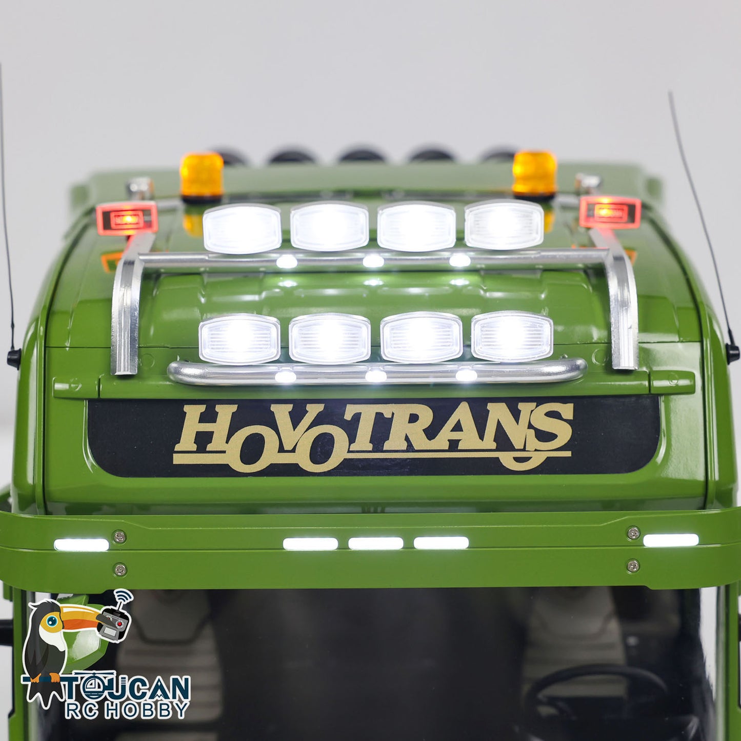 1/14 8X8 RC Tractor Truck TOUCAN Metal Chassis Remote Control Trucks Light Sound
