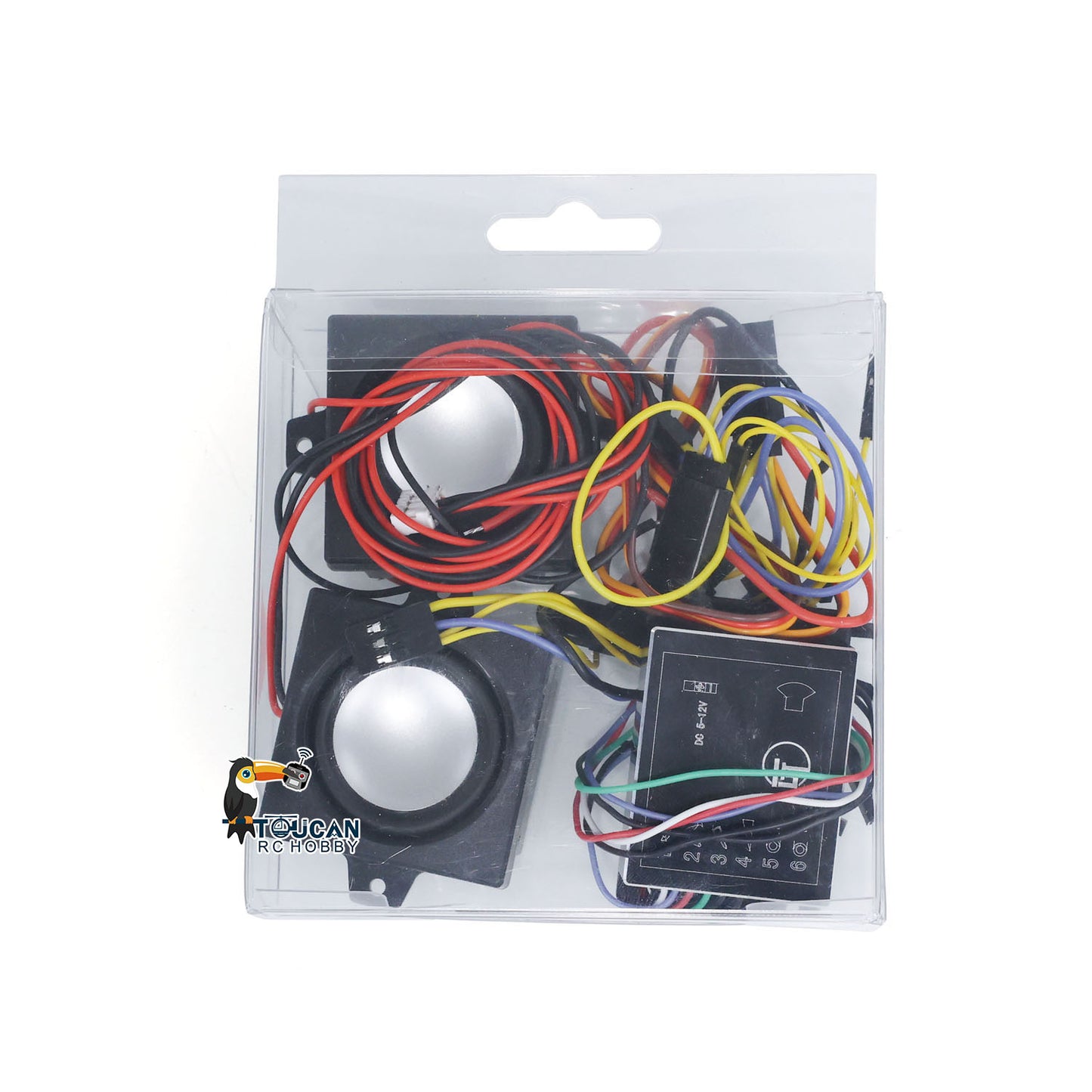 CUT Sound System Speakers for 1/14 1/12 Tracked Hydraulic RC Excavator Remote Controlled Digger Hobby Model DIY Parts