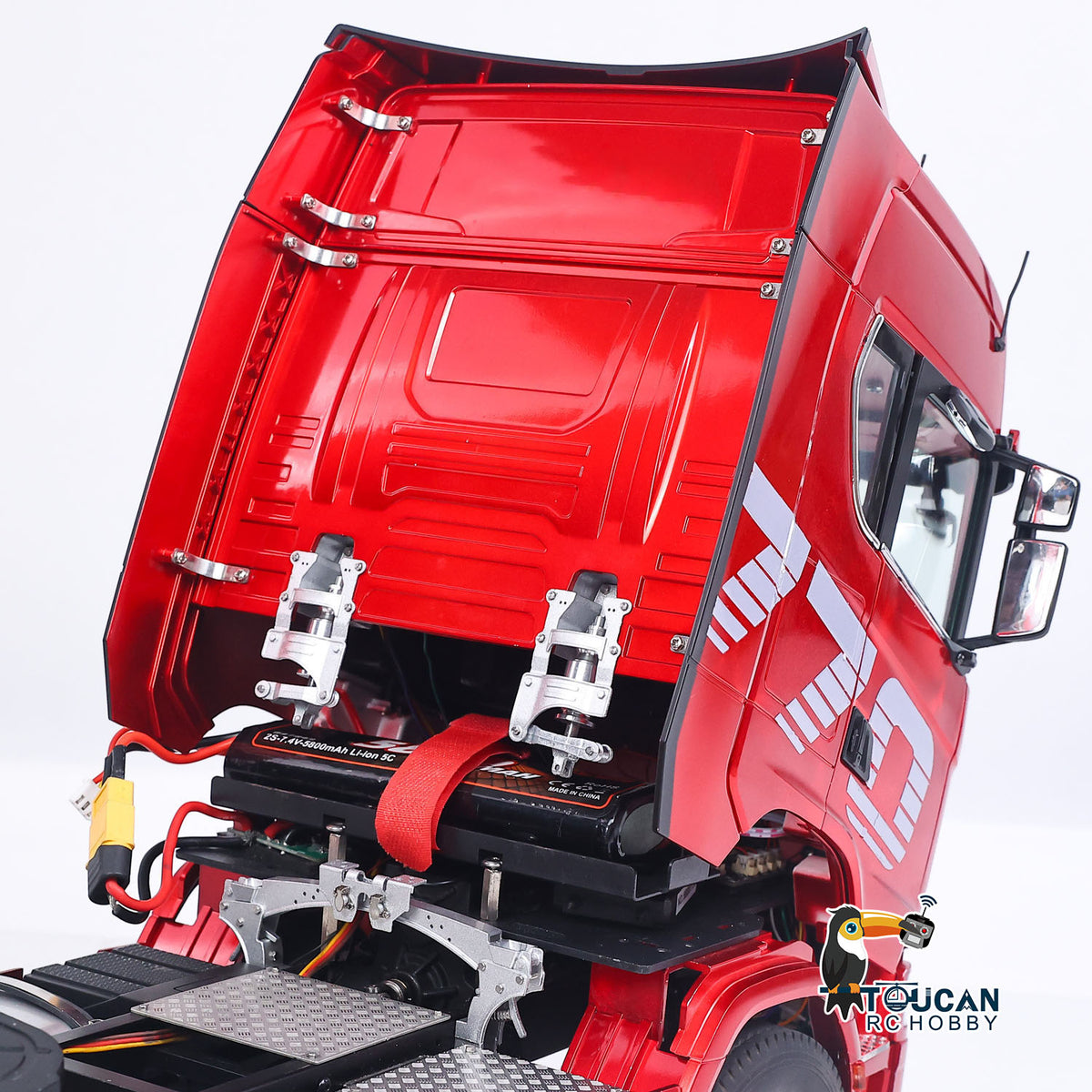 TOUCAN RC HOBBY US Stock Kabolite K770S 1/14 Scale 4x2 RC Tractor Truck Remote Control Semi Trucks 2-Speed Transmission LED Lights Sound System