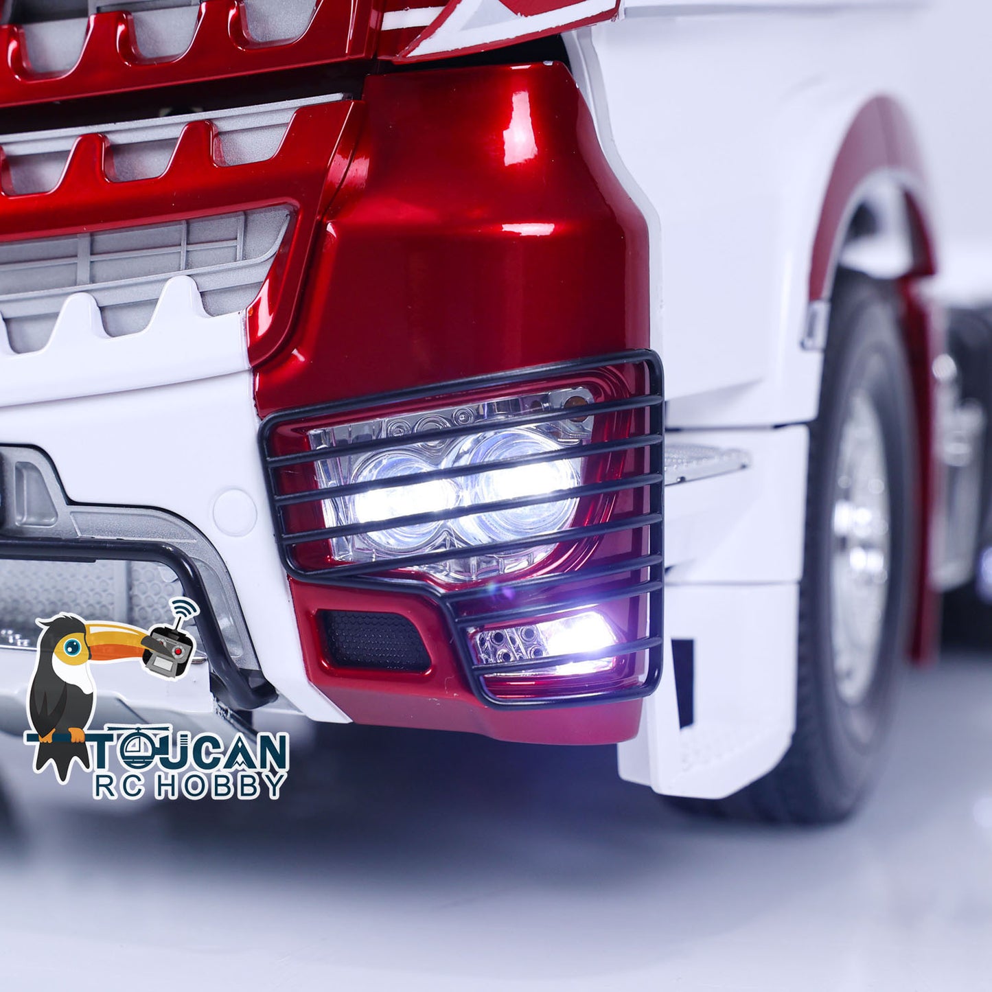 Customized Toucan Hobby 1/14 6x4 RC Tractor Truck 3363 Remote Control Car Painted Assembled Model Lights Optional Versions