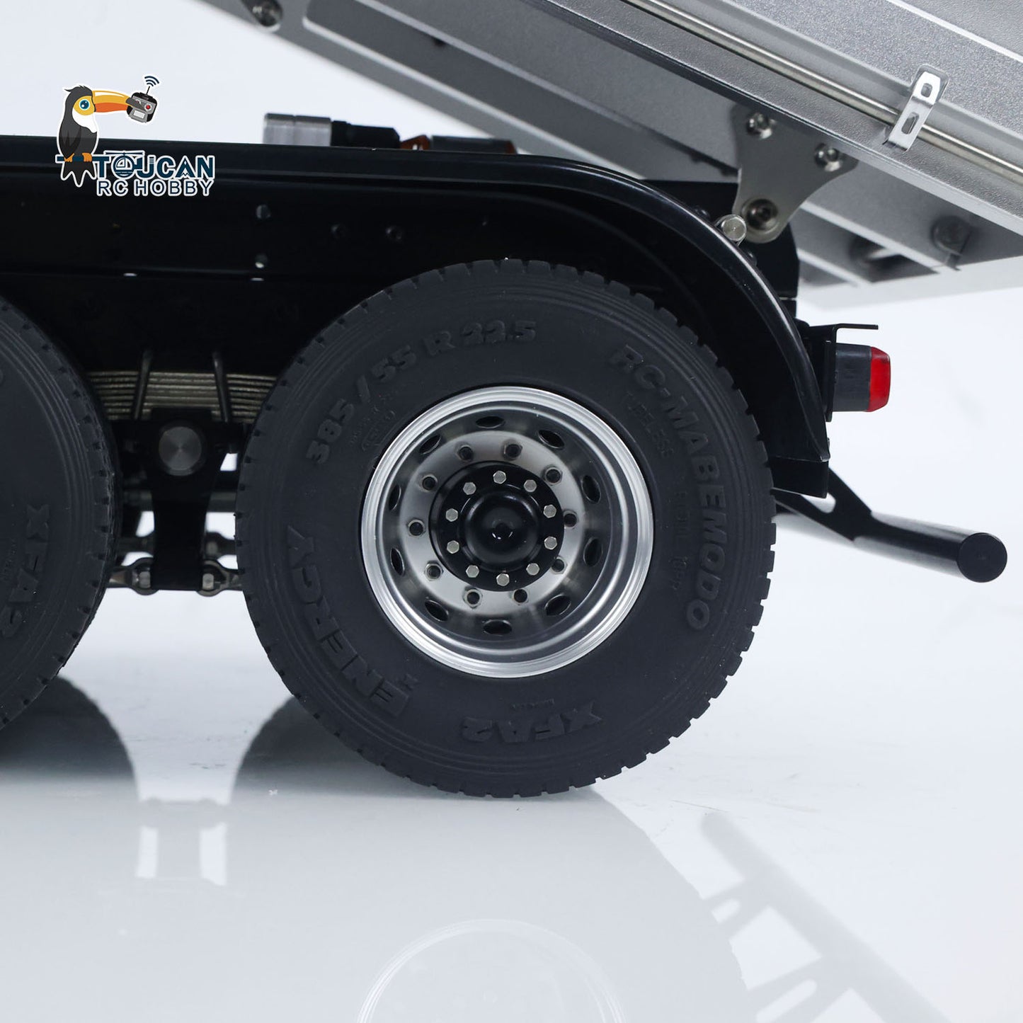 2Speed 3348 Metal Chassis 1/14 RTR RC Hydraulic Dumper Remote Control Tipper Model NO Lock Differential Axle Light Sound Battery