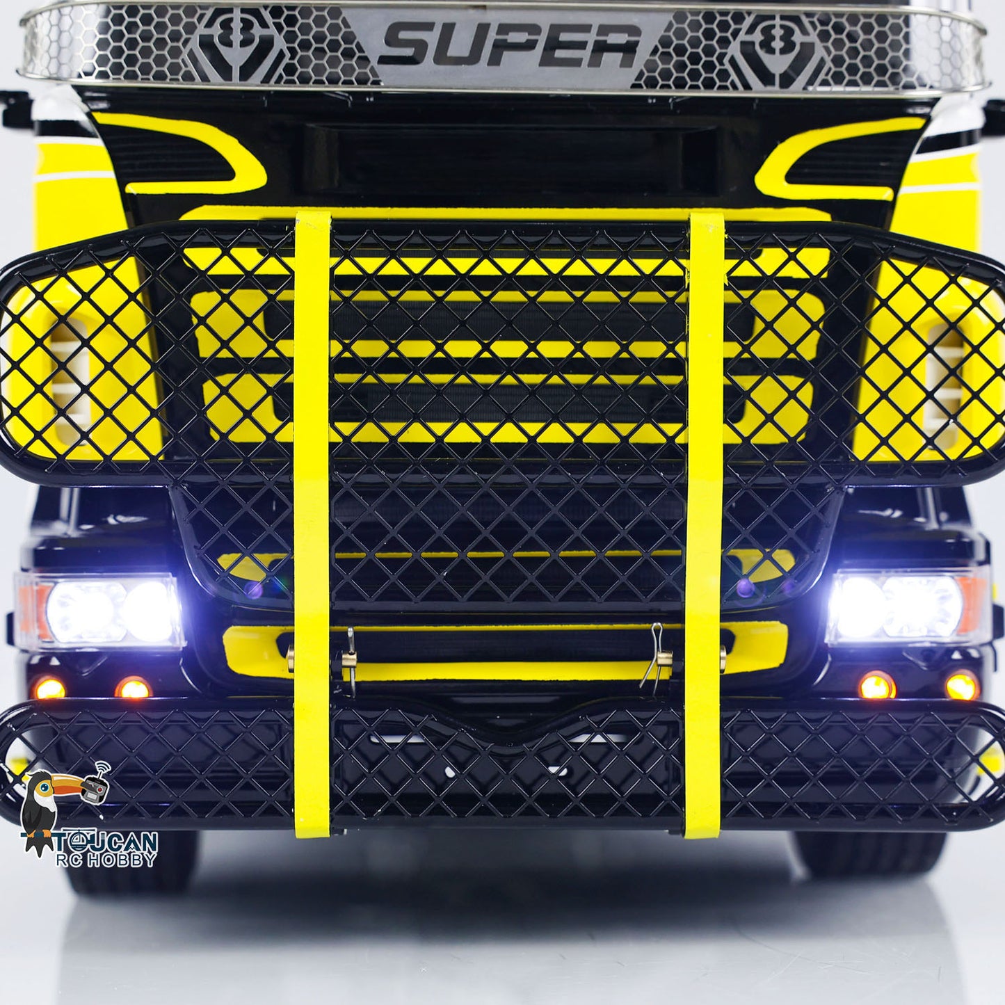 1/14 6x6 RC Tractor Truck TOUCAN Metal Chassis G-6181 Equipment Rack Cars Model