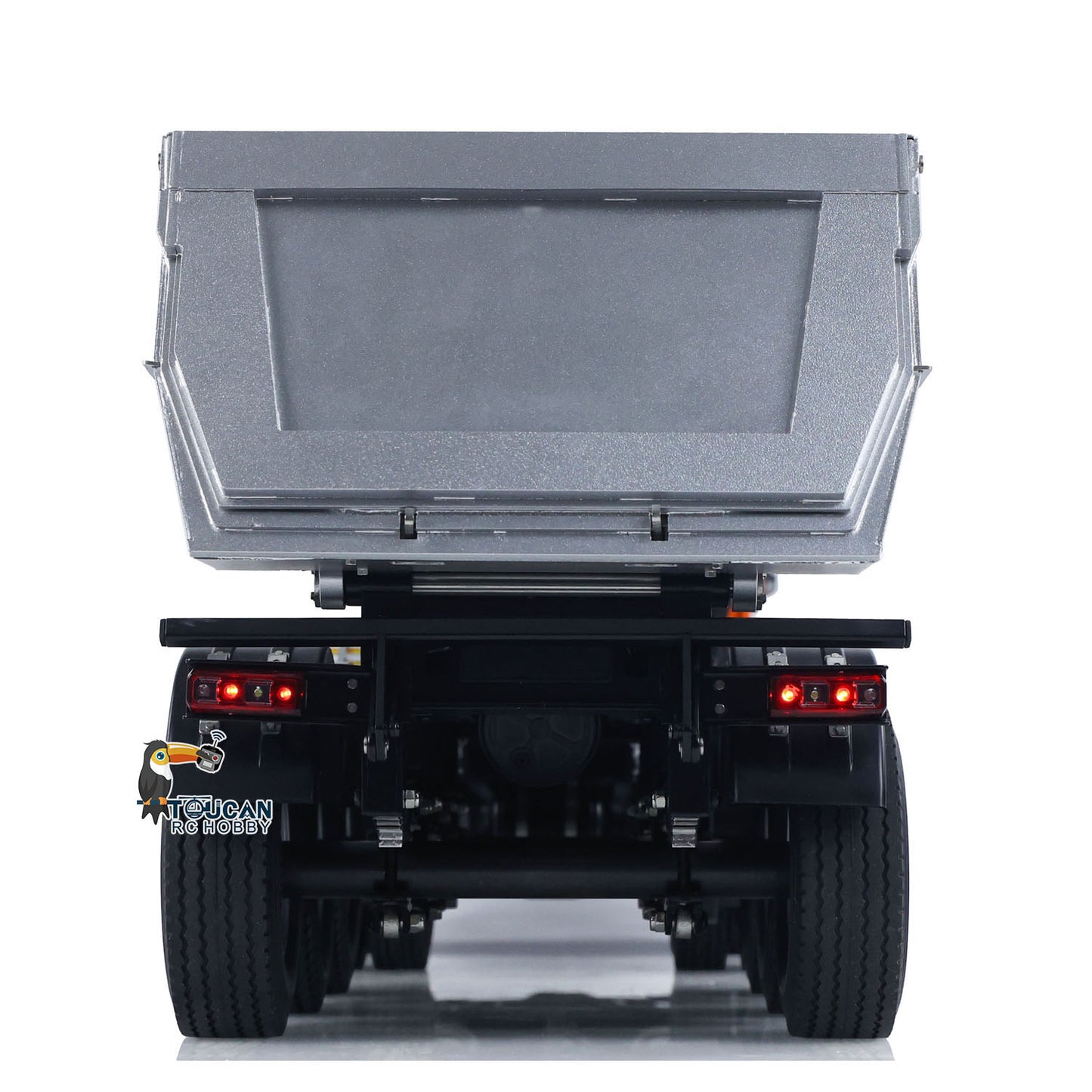 US STOCK Kabolite 1/14 4X4 RC Tractor Truck 3Axles Electric Lifting Dump Trialer RTR Car 2.4G Remote Control Sound Light 2 Speed