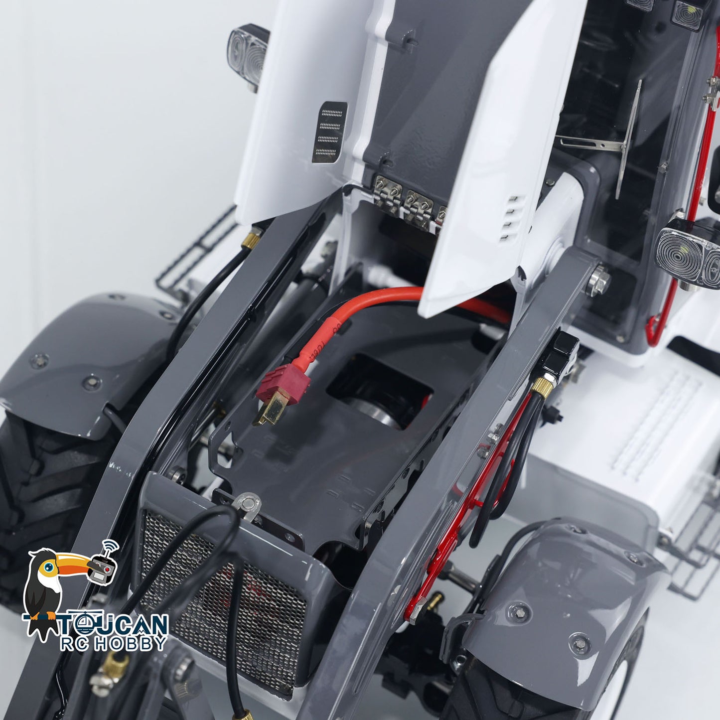 LESU 1/14 Scale RC Hydraulic Backhoe Loader AOUE BL71 Radio Controlled Construction Vehicle Loader Excavator 2 in 1 Model PL18EVLite Painted Assembled Multi functional loader