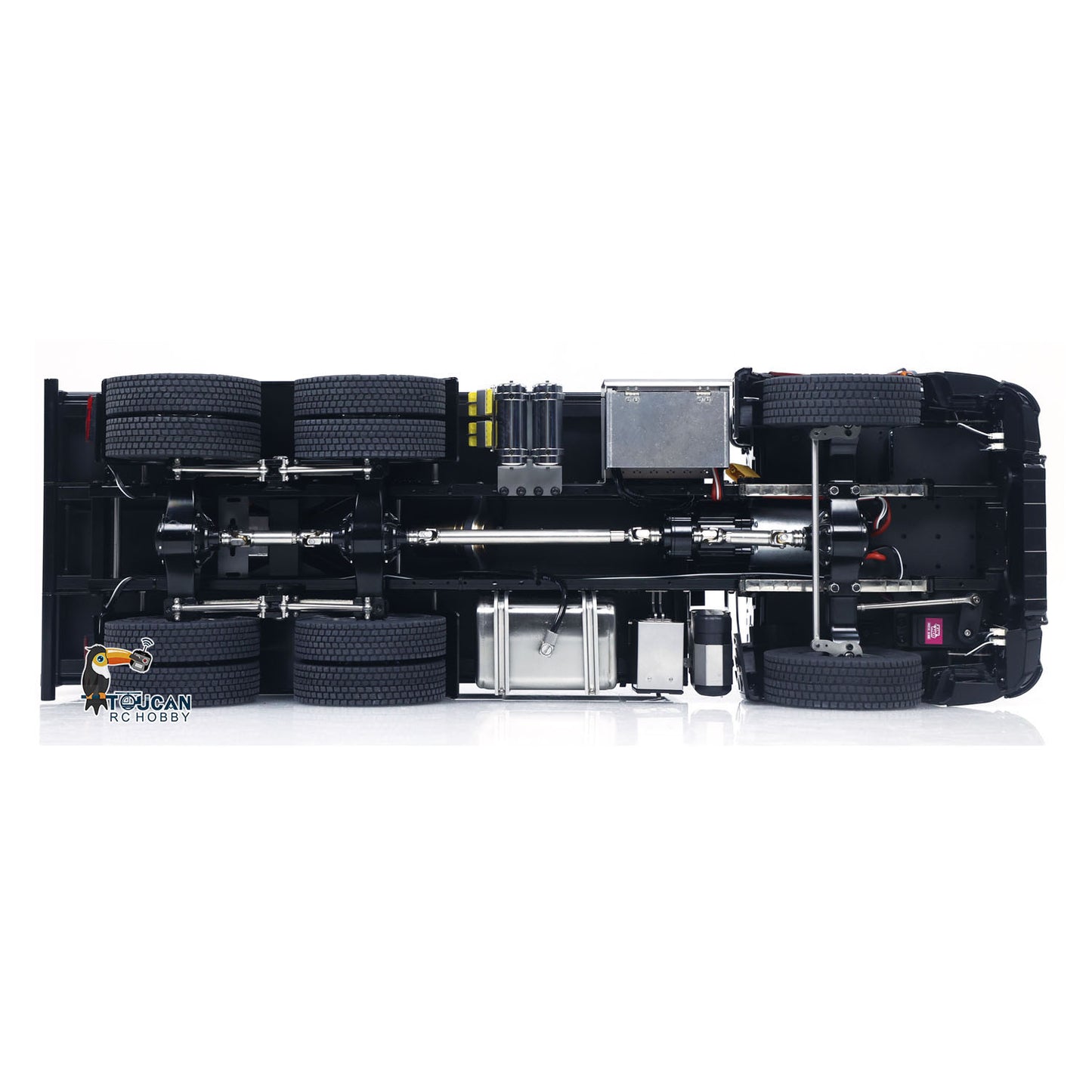 MDMODEL 3348 6x6 Metal Chassis 1/14 RC Hydraulic Dump Truck Remote Control Tipper 2Speed Gearbox Light Sound HotRC Radio