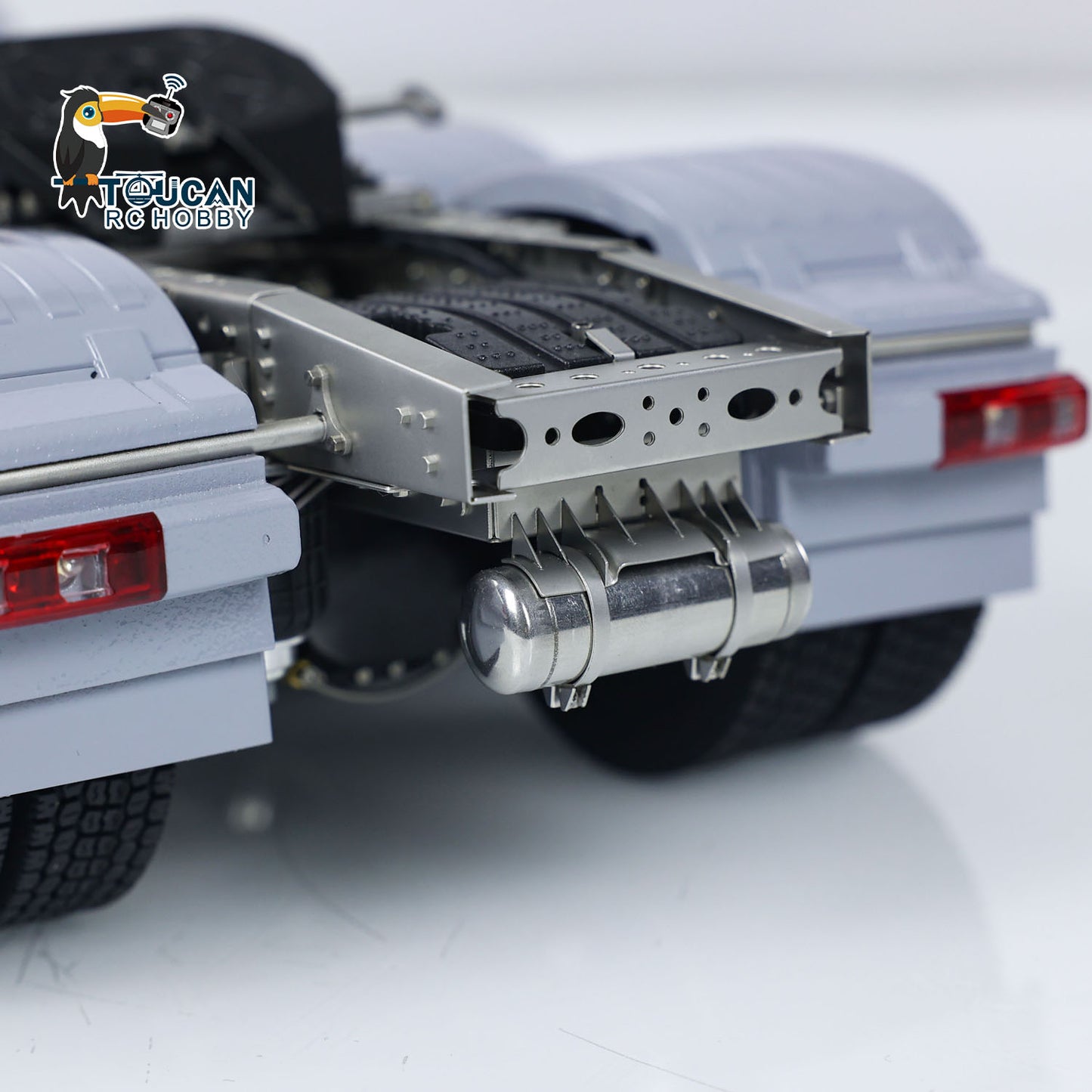 1/14 6x6 Metal Chassis for RC Tractor Truck RTR Electric Car Simulation Model 3-speed Gearbox Assembled Painted Models