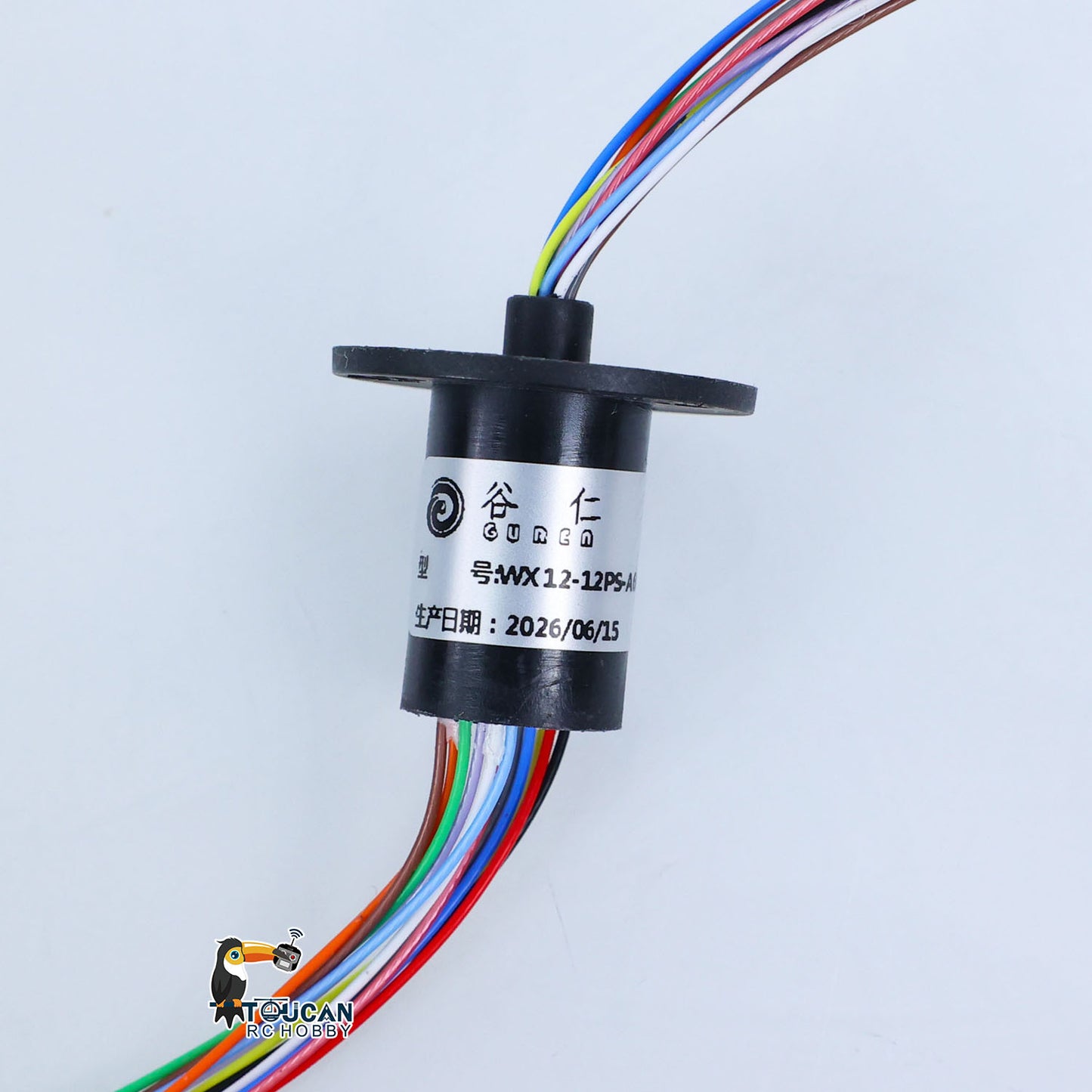 US Stock 1/16 Scale Henglong 6.0 7.0 RC Tank Models Upgraded Part Electric Slip Ring 12P DIY for 360 Degree grees Rotating Gear