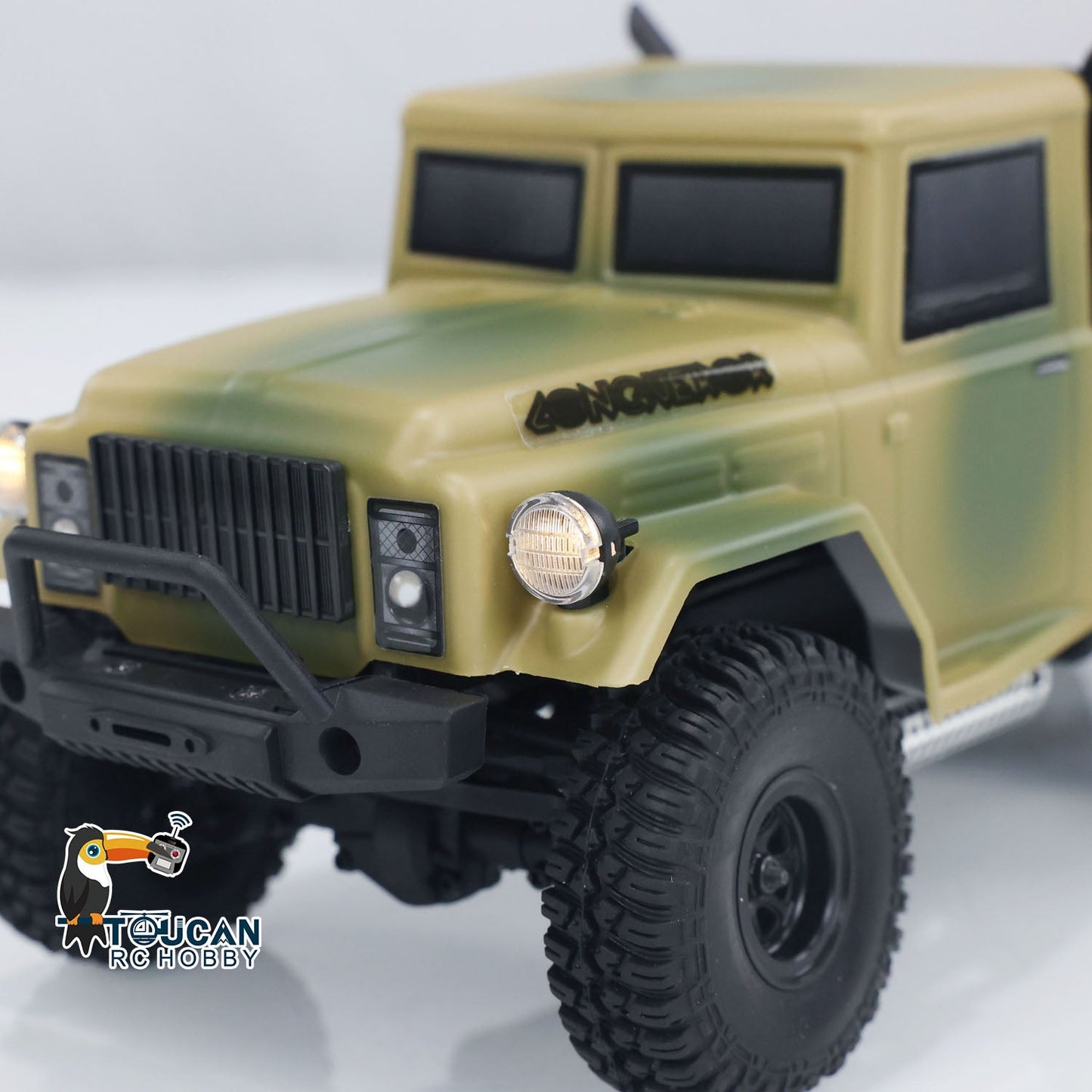 US STOCK 1/18 RC Rock Crawler Car Hobby Plus 6x6 Remote Control Off-road Vehicle Electric Toys Model Radio Battery Light