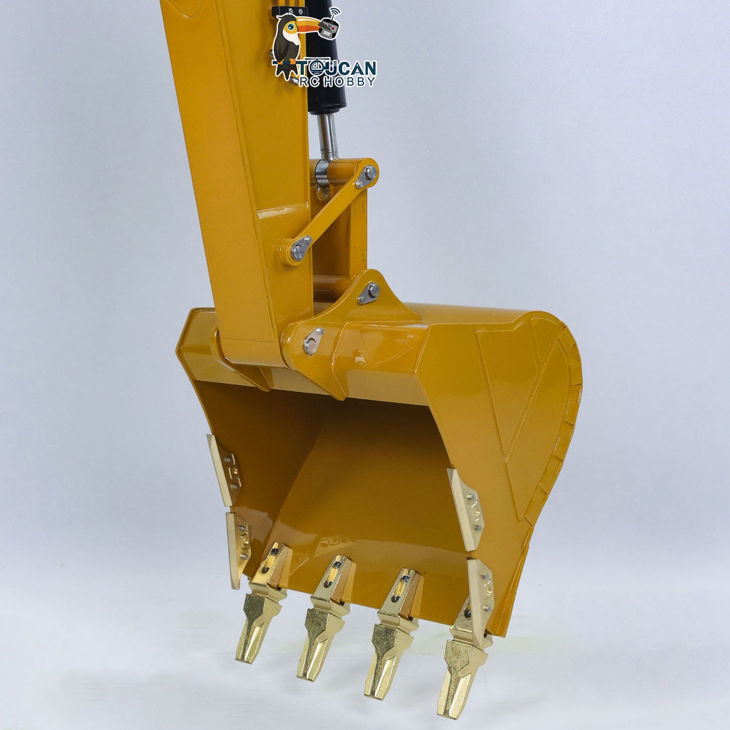 LESU C374F 1/14 Metal RC Hydraulic Excavator B0001 RTR/PNP/KIT Remote Control Digger B0001 with Hobbywing Brushless ESC 6CH Brass Valve Light System