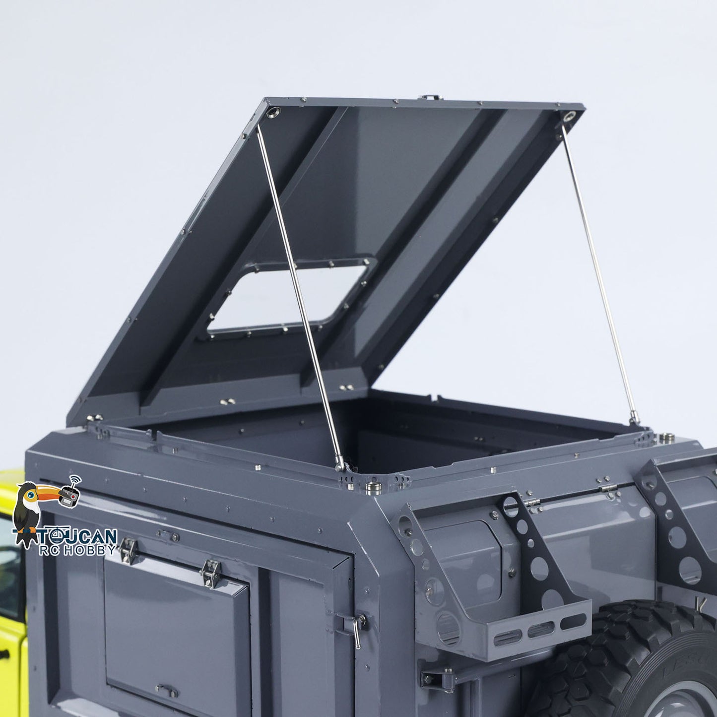 Metal LESU 1/10 4*4 RC Off-road Car RAVE-UM406 Electric Remote Control Recreational Vehicle 2Speed Gearbox Winch I6S Radio