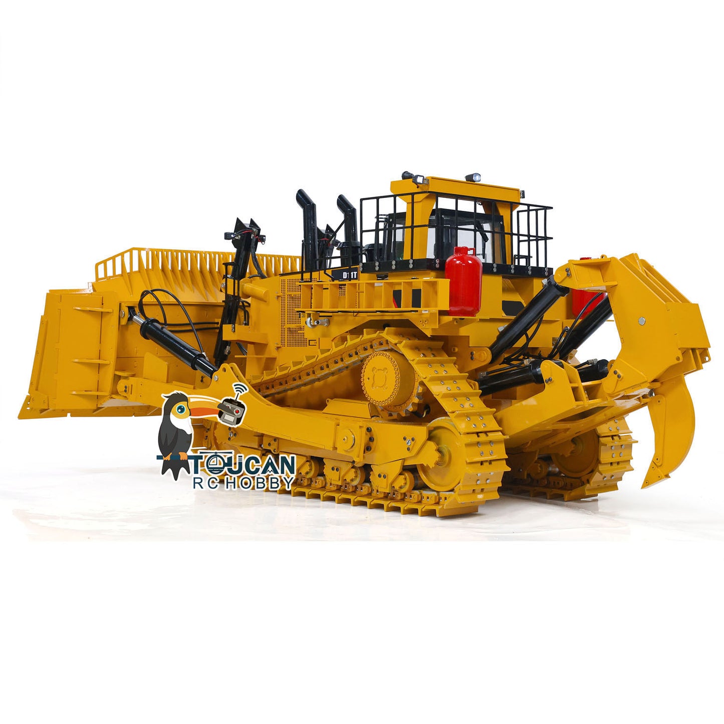 Toucan Hobby DT11 1/10 RC Hydraulic Bulldozer Heavy Duty Giant PL18EV Remote Control Dozer Car Model Assembled Painted Toy