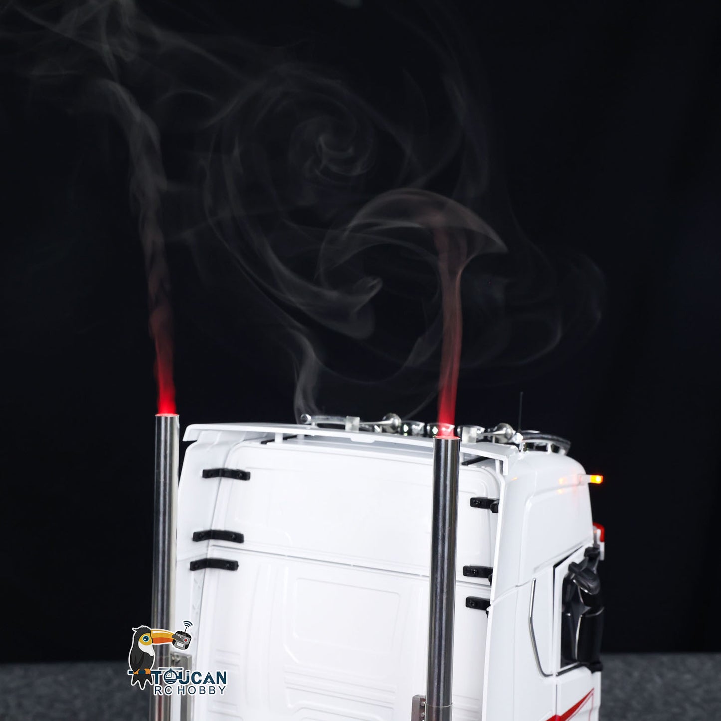 6x6 Metal Chassis 1/14 RC Painted Remote Control Tractor Truck ST8 Radio Sound 2-speed Simulation Vehicle Hobby Model SC