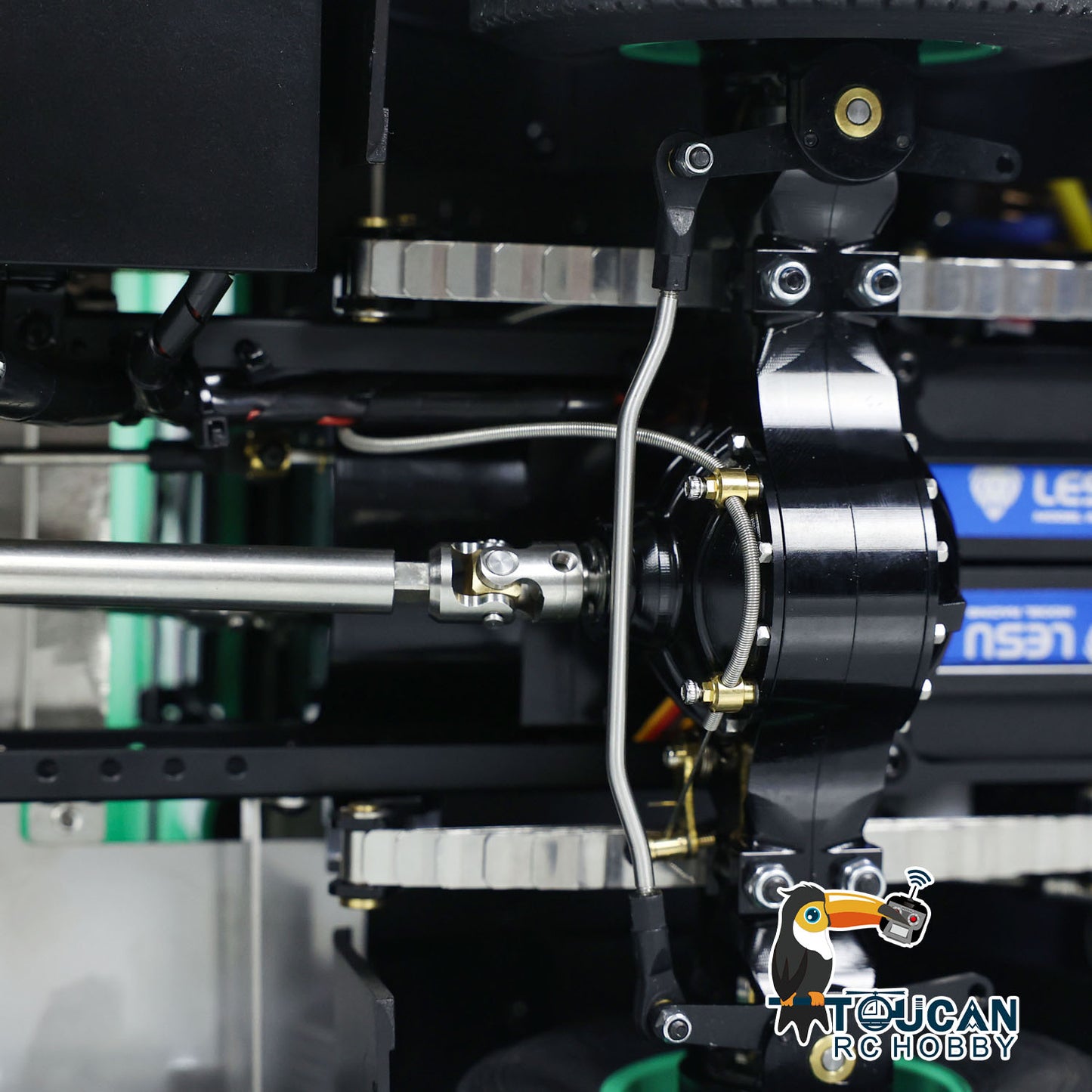 Metal Chassis 1/14 4X4 RC Tractor Truck TOUCAN Radio Control Car Painted Assembled