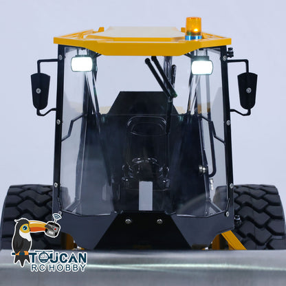 IN STOCK Metal CS11 1/12 RC Engineering Vehicles Hydraulic Remote Control Road Roller Car Assembled Painted ESC Motor Servo