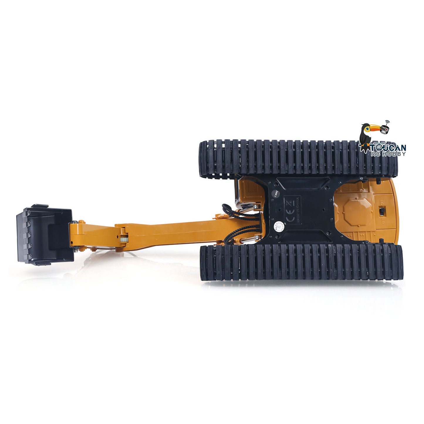 US Stock HUINA 1/14 RC Electric Excavator 1535 Remote Control Digger 15CH 2.4G Radio Finished Toy Model Battery Sound Light Effects