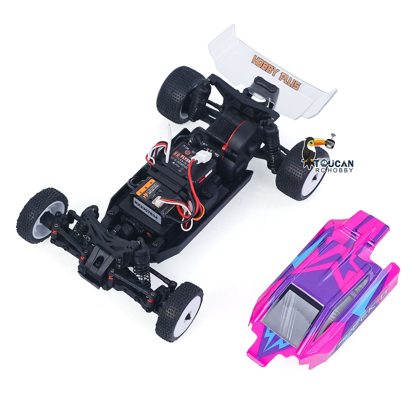 Hobby Plus 1/24 2WD RC Desert Car Remote Control Off Road Vehicle Speck-B RTR Motor 28A ESC 5G Servo No Light Sound System