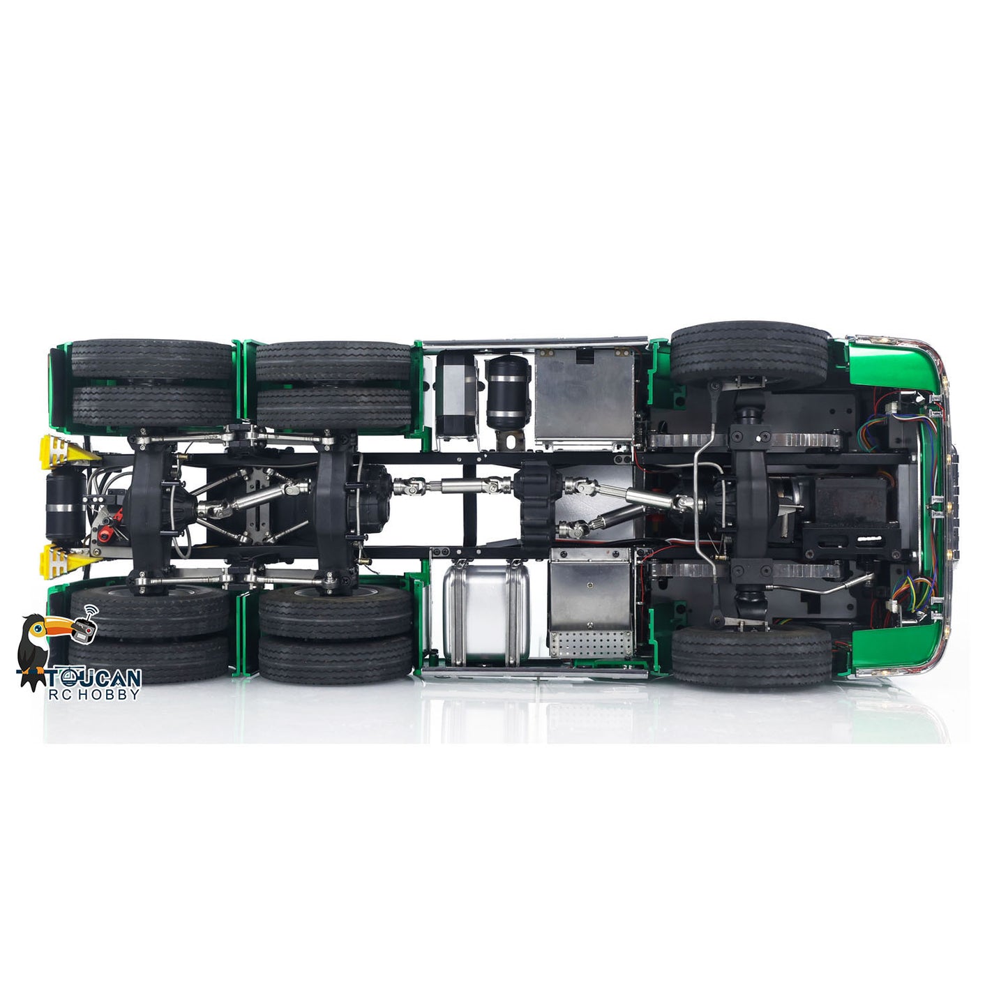 US Stock 1/14 KABOLITE RC Tractor Truck SC 770S 100 6X6 2Speed Romote Control Vehicle Axle Locks Metal Chassis Rail Openable Door RTR