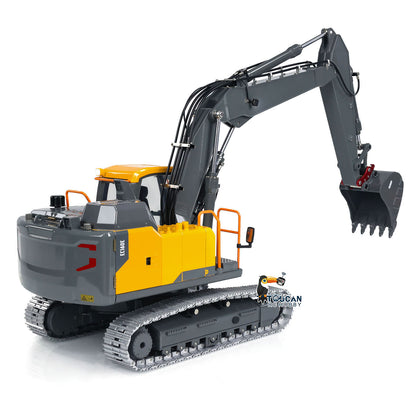 IN STOCK 1:14 3 Arms EC160E Metal RC Hydraulic Excavator Upgraded RTR Remote Control Diggers with DIY Parts Manual Quick Release Coupler Bucket