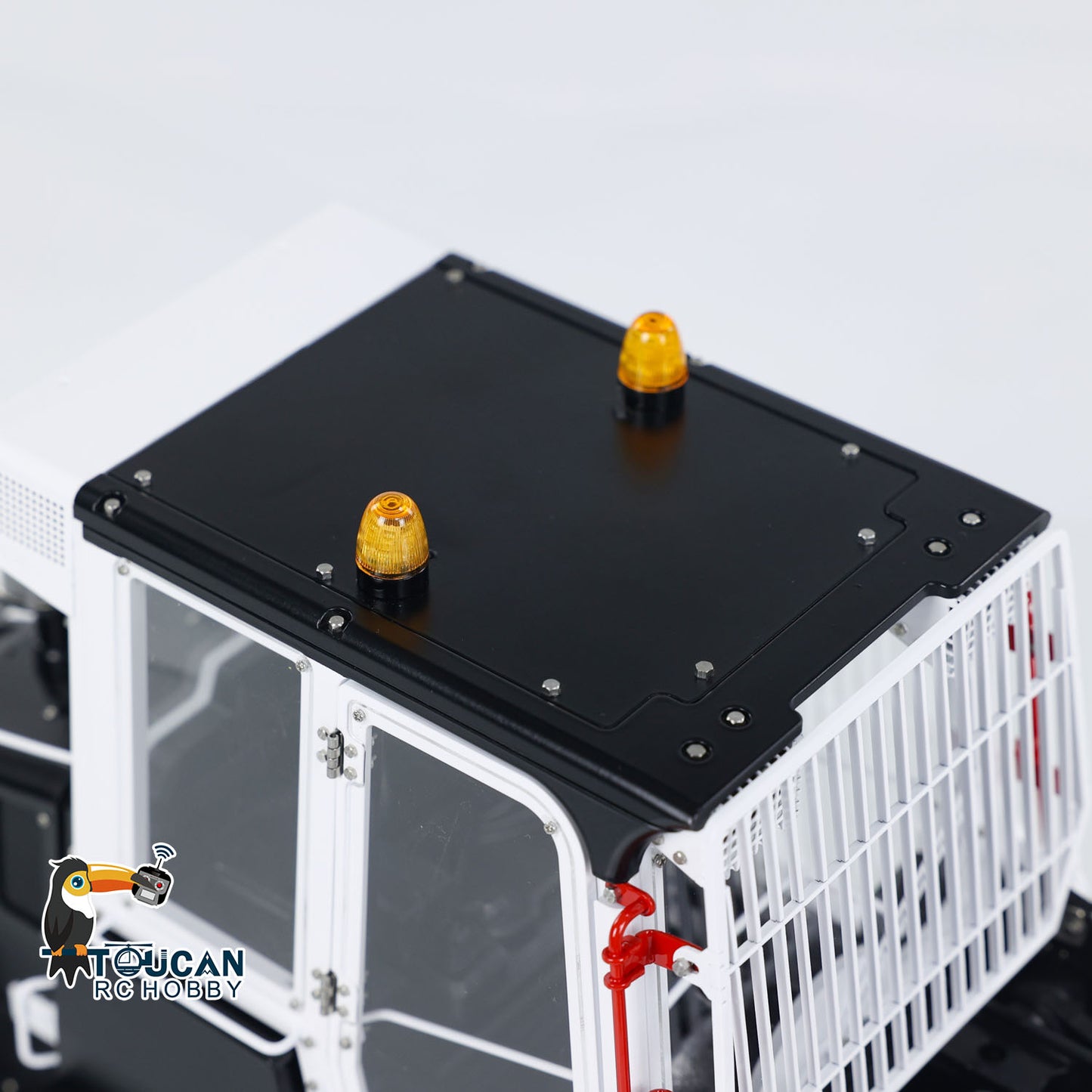 LESU 1:14 RC Hydraulic Tracked Loader AOUE 973K Car Openable Bucket Rear Plow Metal Tracks Sprockets Powerful Good Performance