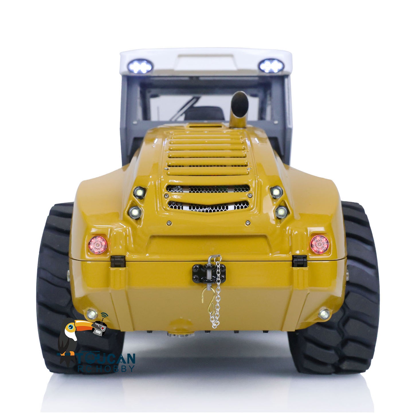 LESU 1/14 RC PNP Painted and Assembled Hydraulic Road Roller Model Motor Aoue-H13ixc Motor ESC Light Sound I6S Controller