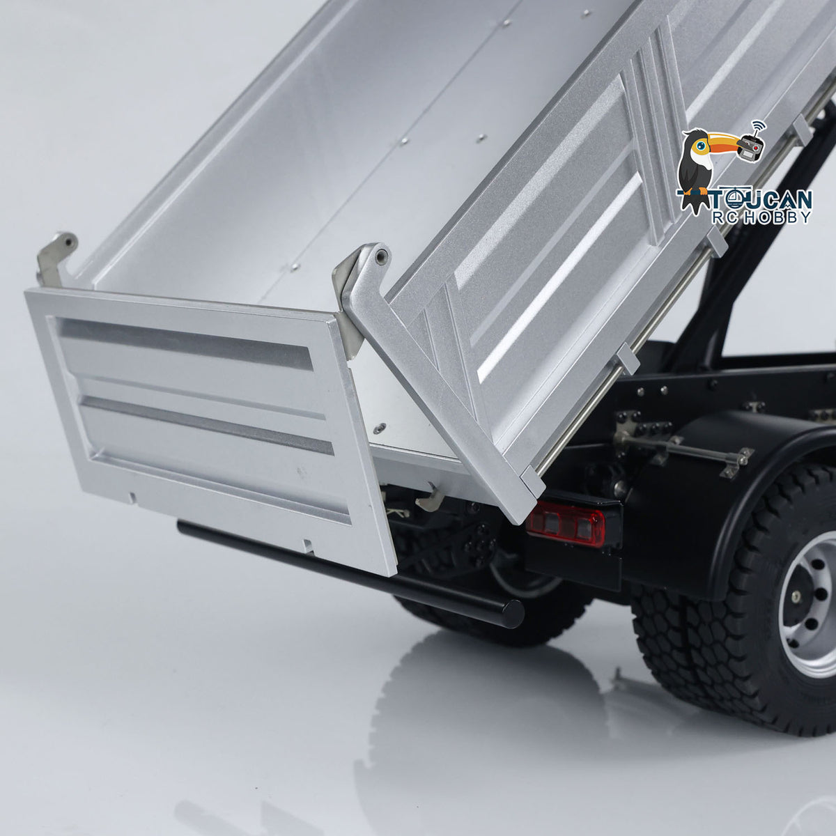 TOUCAN RC HOBBY Kabolite 4*4 1/14 Plastic RC Dumper Truck 5701 Remote Control Tipper Car RTR Model 2-speed Gearbox Light Sound 2.4G Radio Controller and Receiver Battery