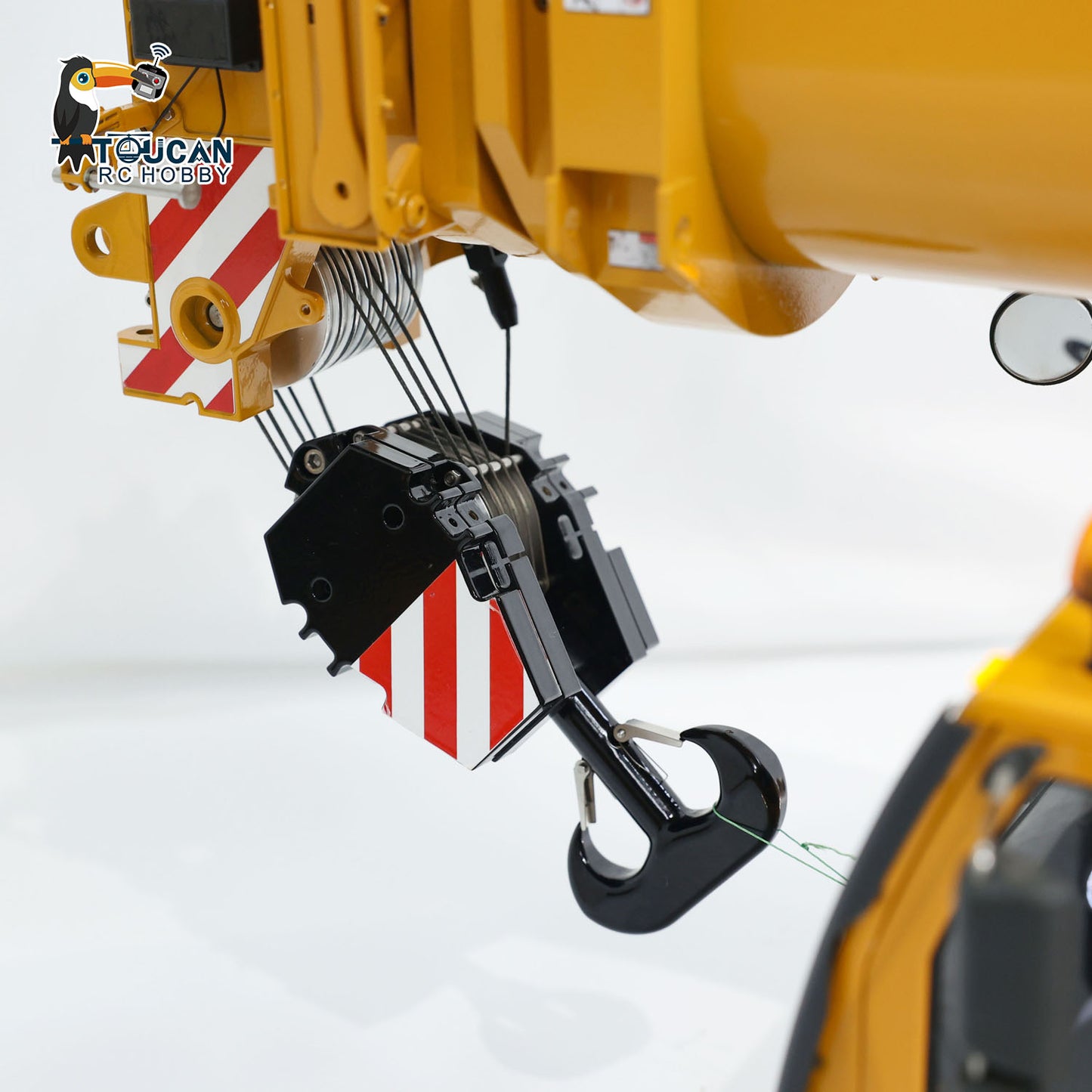 USA Pre-Order by the sea Eyewhale 1/14 RC Metal Hydraulic Mobile Crane Truck Construction Vehicle Heavy Machine FlySky PL18EV Controller Sound Light System