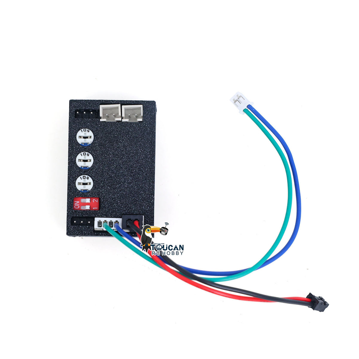 TOUCAN RC HOBBY Open Fire Smoke Flash Spare Parts for 1/16 RC Heng Long TK16 MainBoard Remote Controlled DIY RTR Ready-To-Run Tank Model
