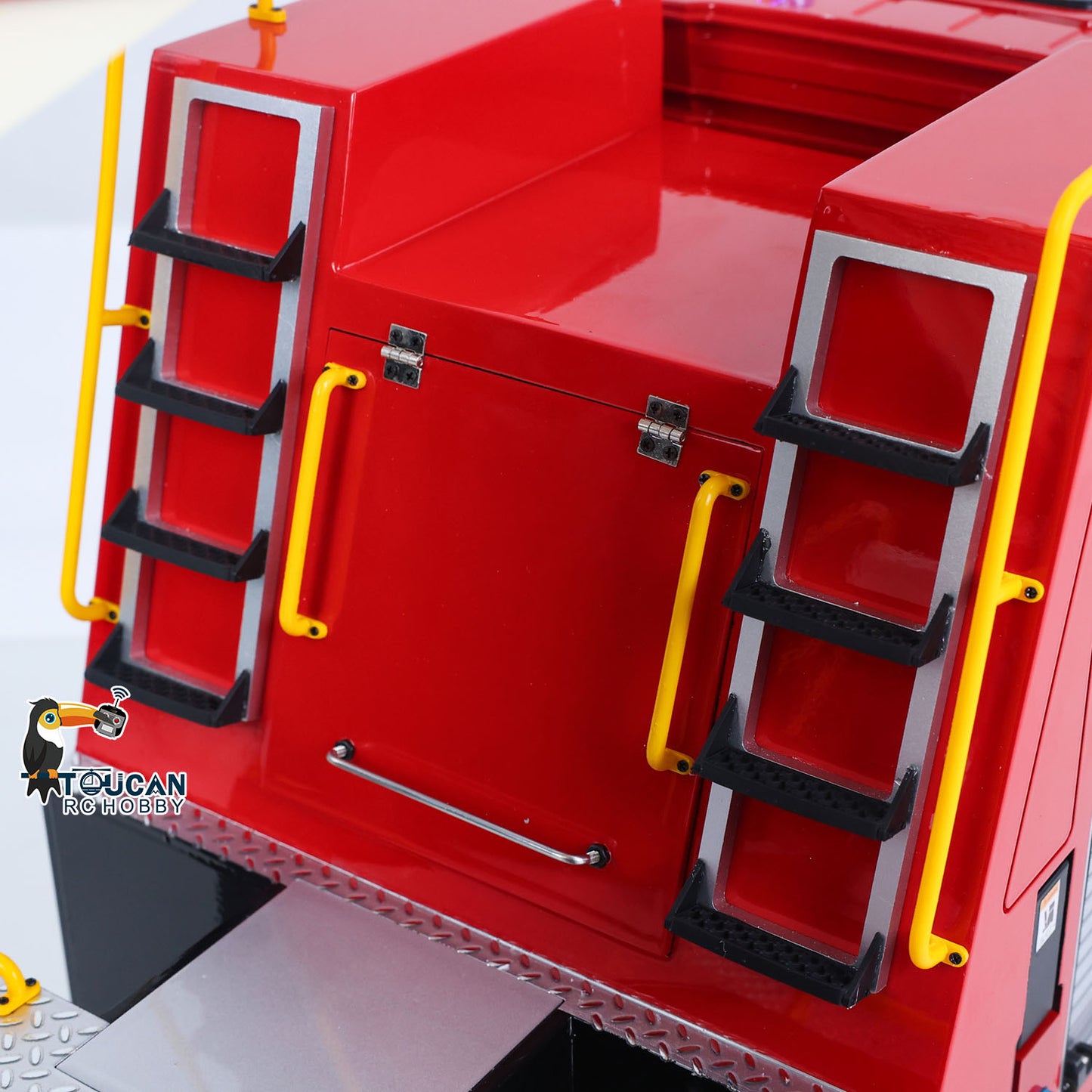 2Speed 1/14 4*4 Metal Chassis Electric Remote Control Lift Ladder Fire Truck RC Model Vehicle Radio No Battery Charger