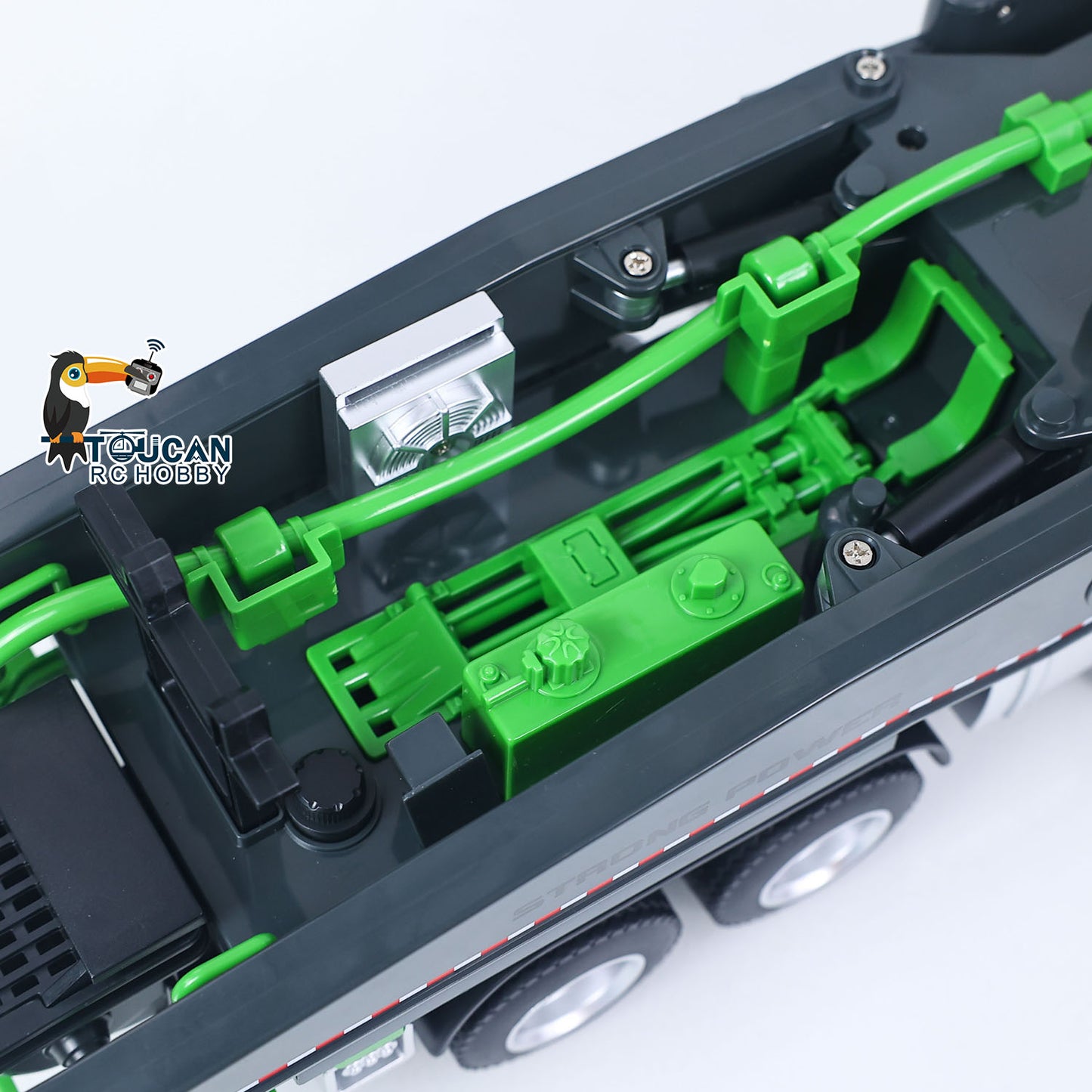 US Stock HUINA 1/18 Remote Control Concrete Pump Truck 1381 RTR Construction Vehicle Manual Support Leg Light Sound System Battery
