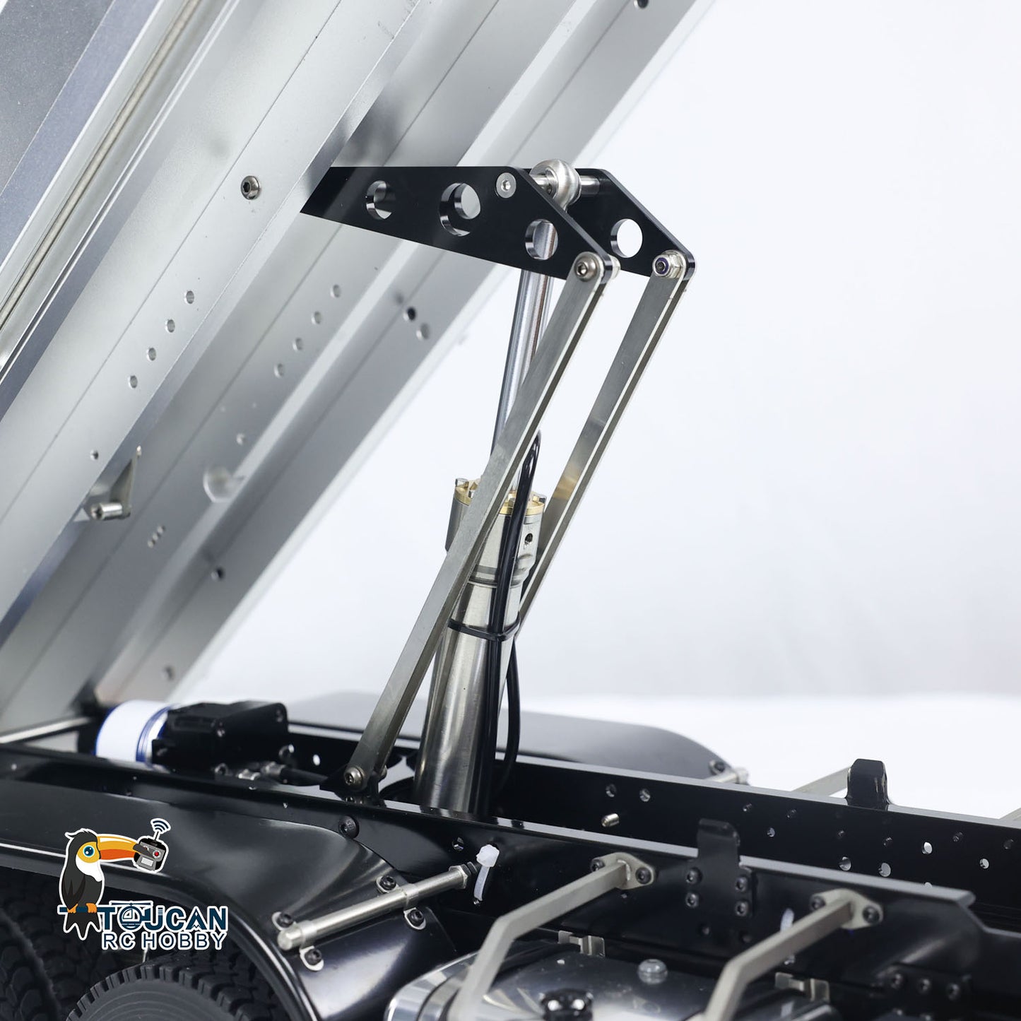 1/14 Hydraulic RC Dump Trucksx 2-speed Gearbox Remote Control Tipper Cars DIY Toy Hobby Model Gift Assembled Painted